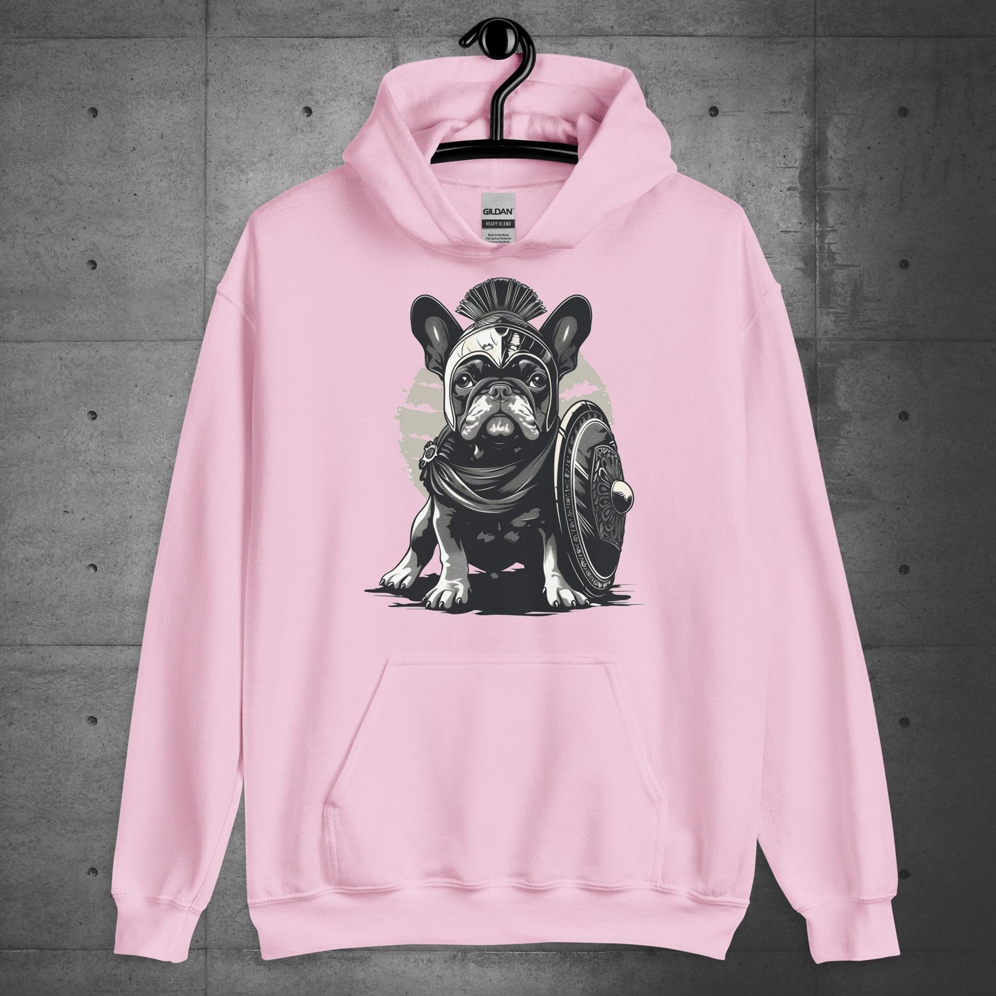 "Wisdom's Embrace" Frenchie Unisex Hoodie