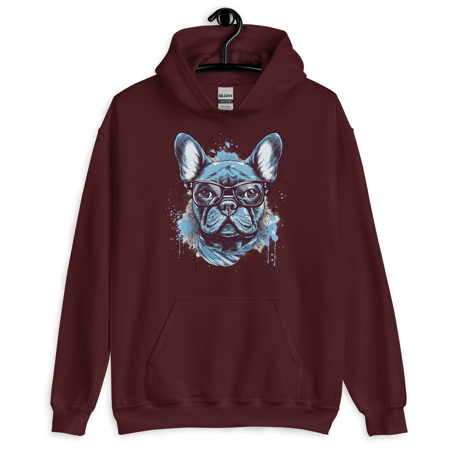 Hipster Frenchie - Unisex Hoodie