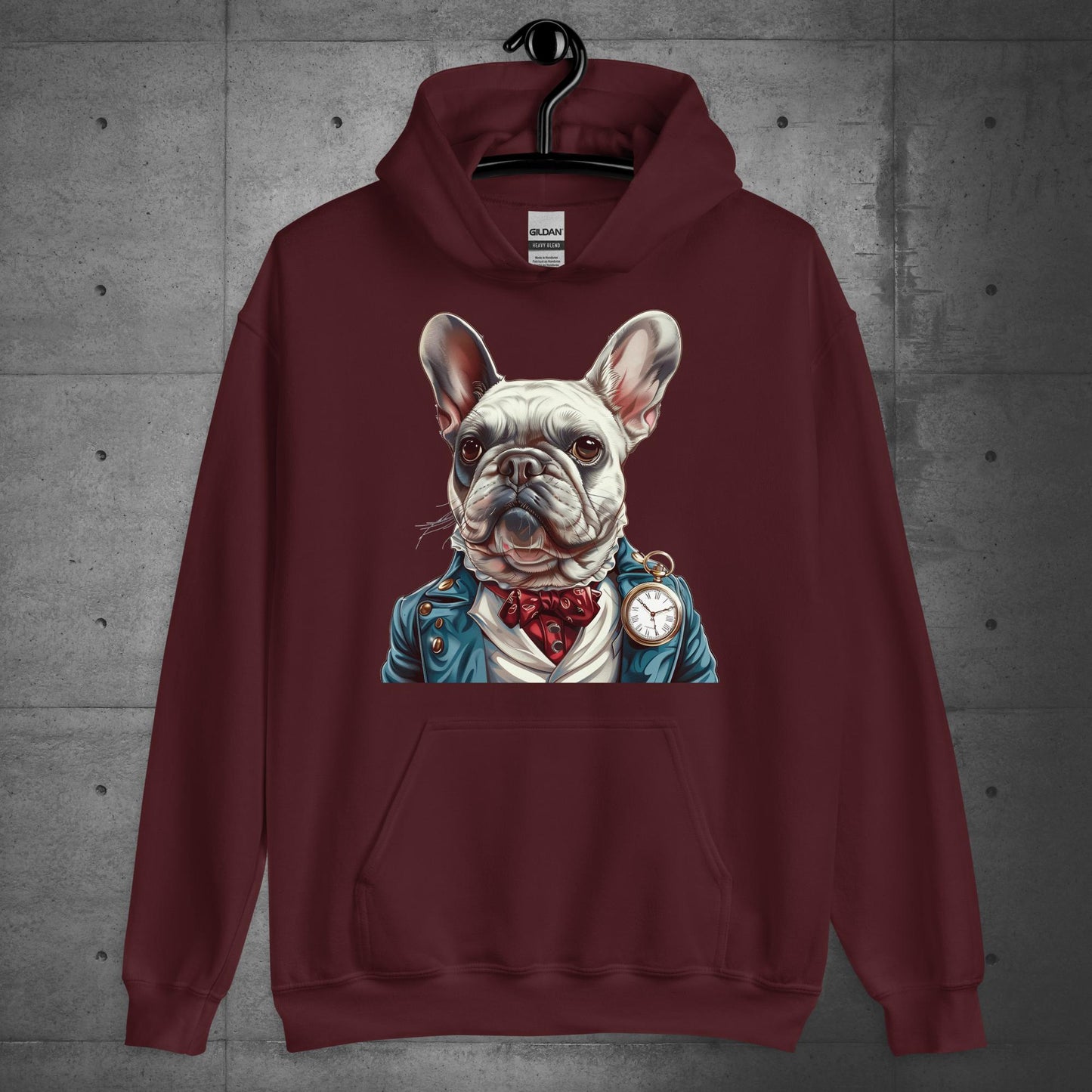 "Whimsical Wonderland Rabbit" Frenchie - Unisex Hoodie