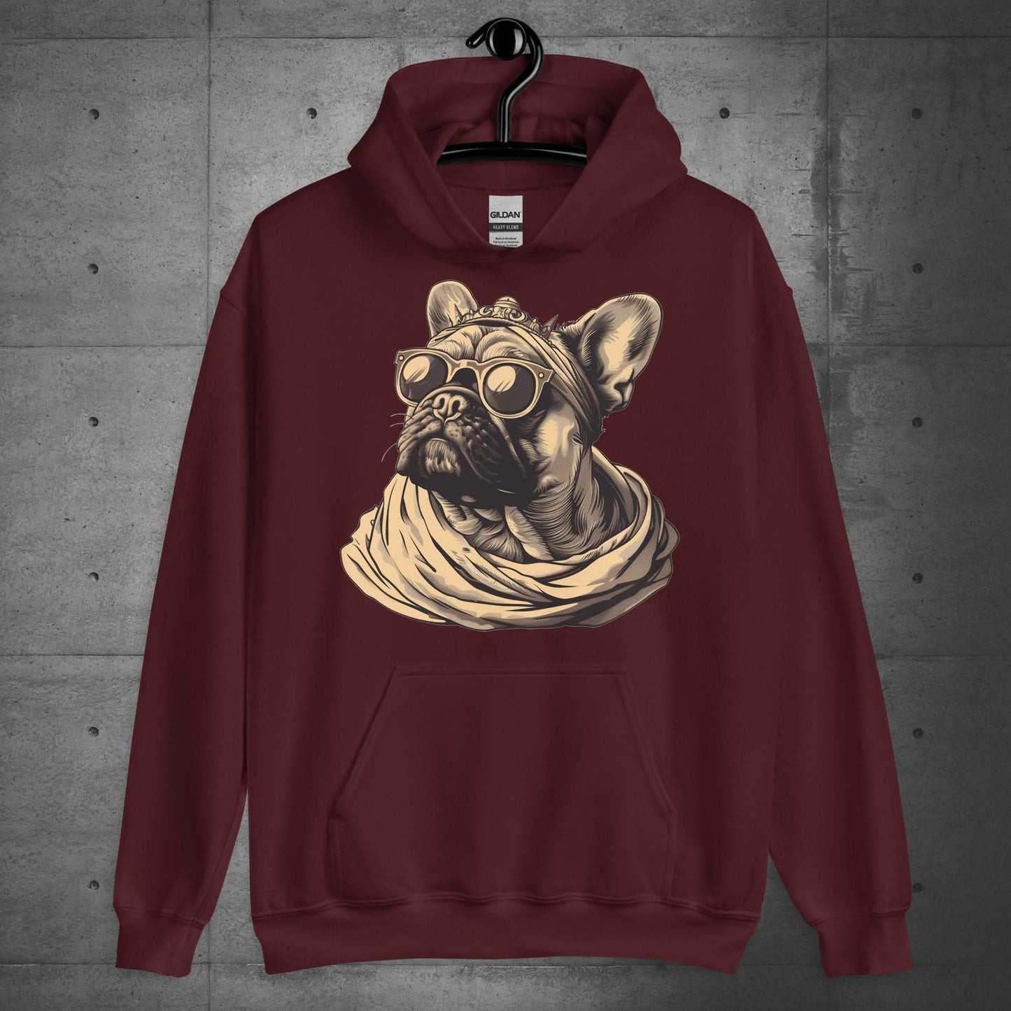 "Majestic Caesar Style" Frenchie - Unisex Hoodie