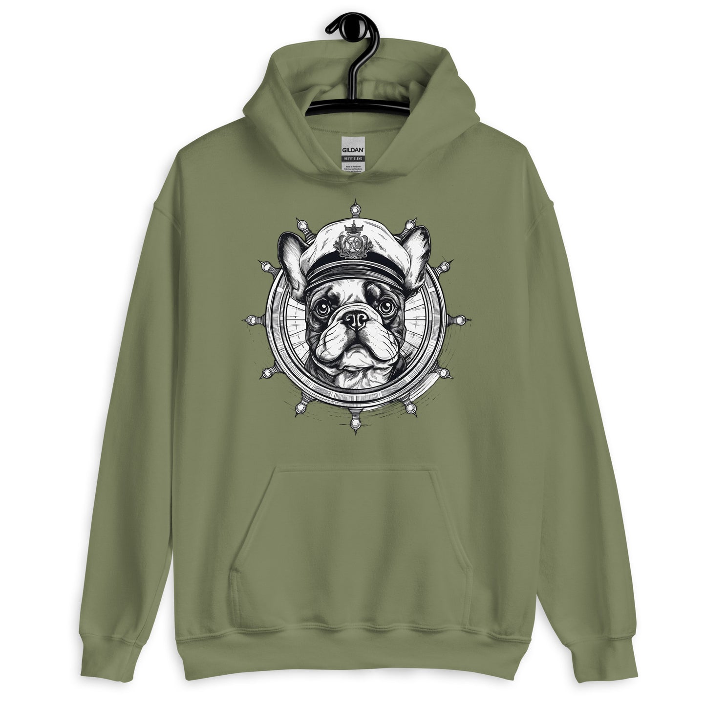 Captain French Bulldog Unisex Hoodie - Frenchie Emporium