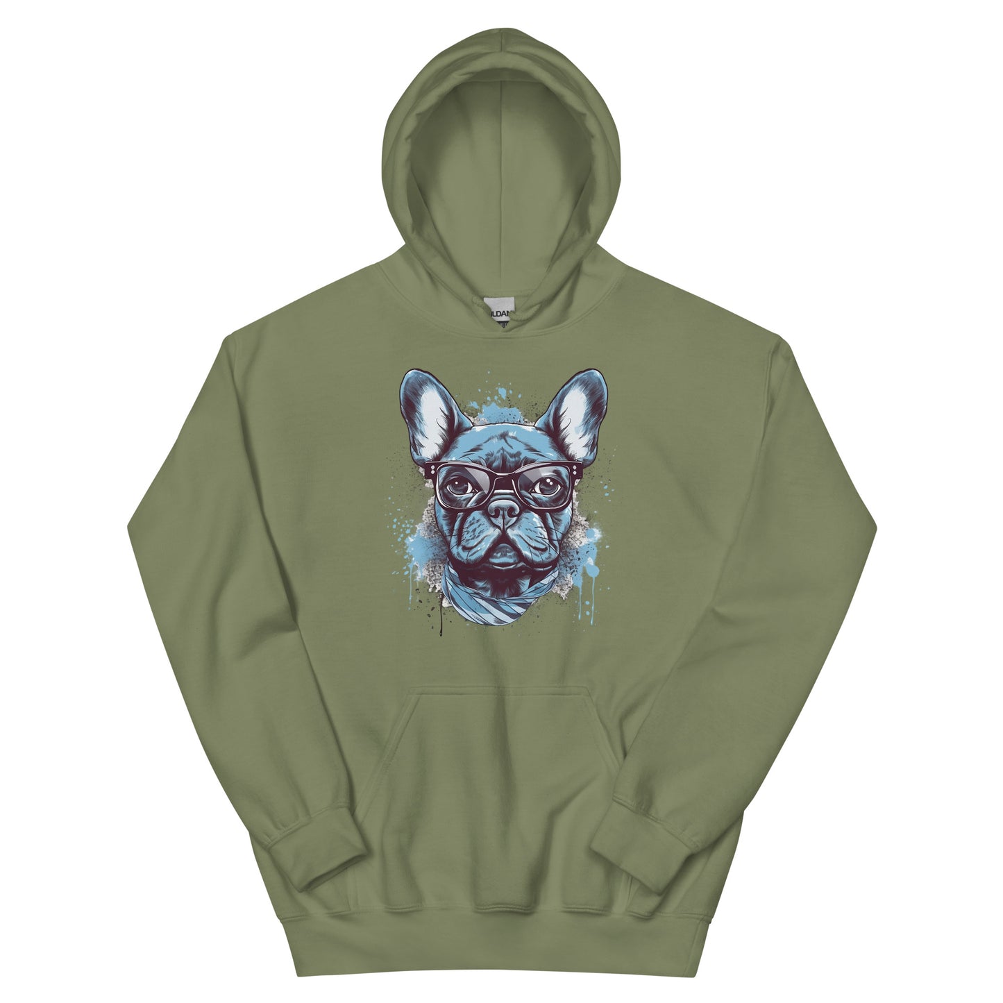 Hipster Frenchie - Unisex Hoodie