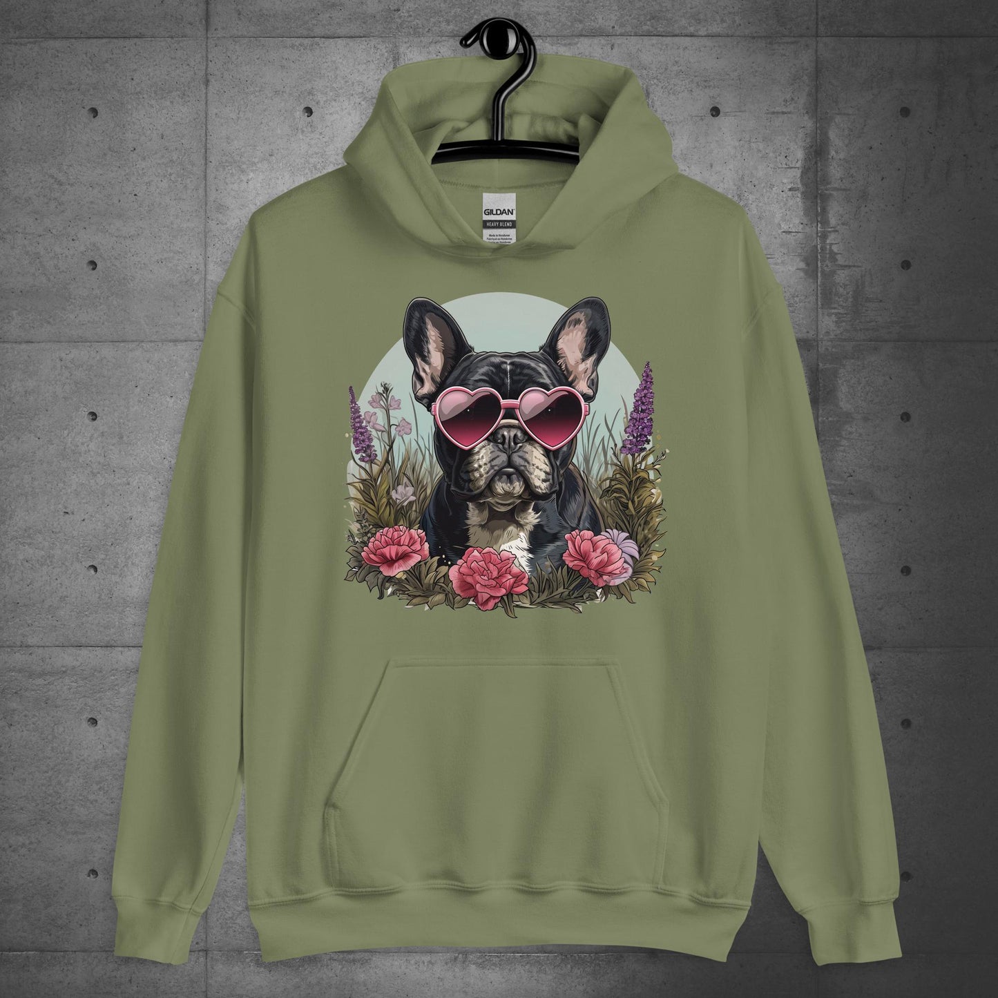 Frenchie Heartthrob Pooch Unisex Hoodie - Frenchie Emporium