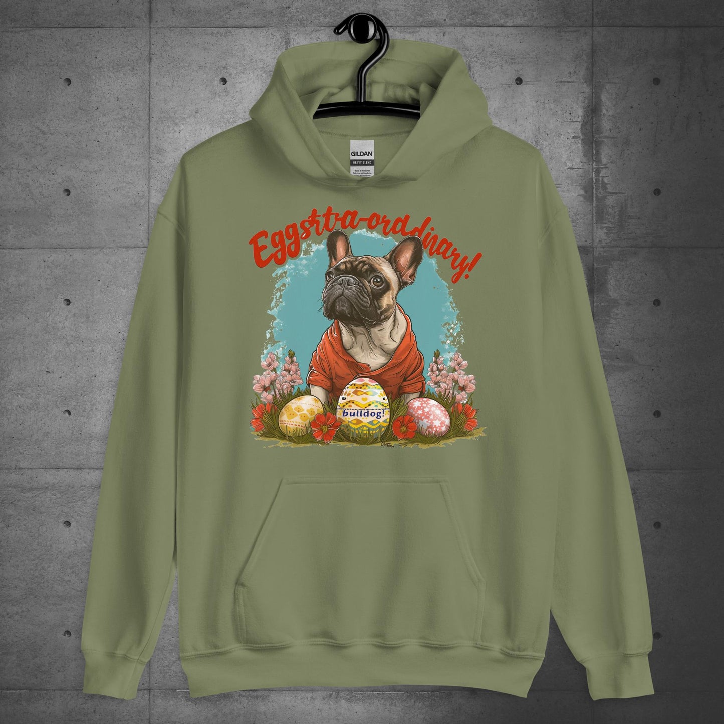 French Bulldog Eggstraordinary Unisex Hoodie