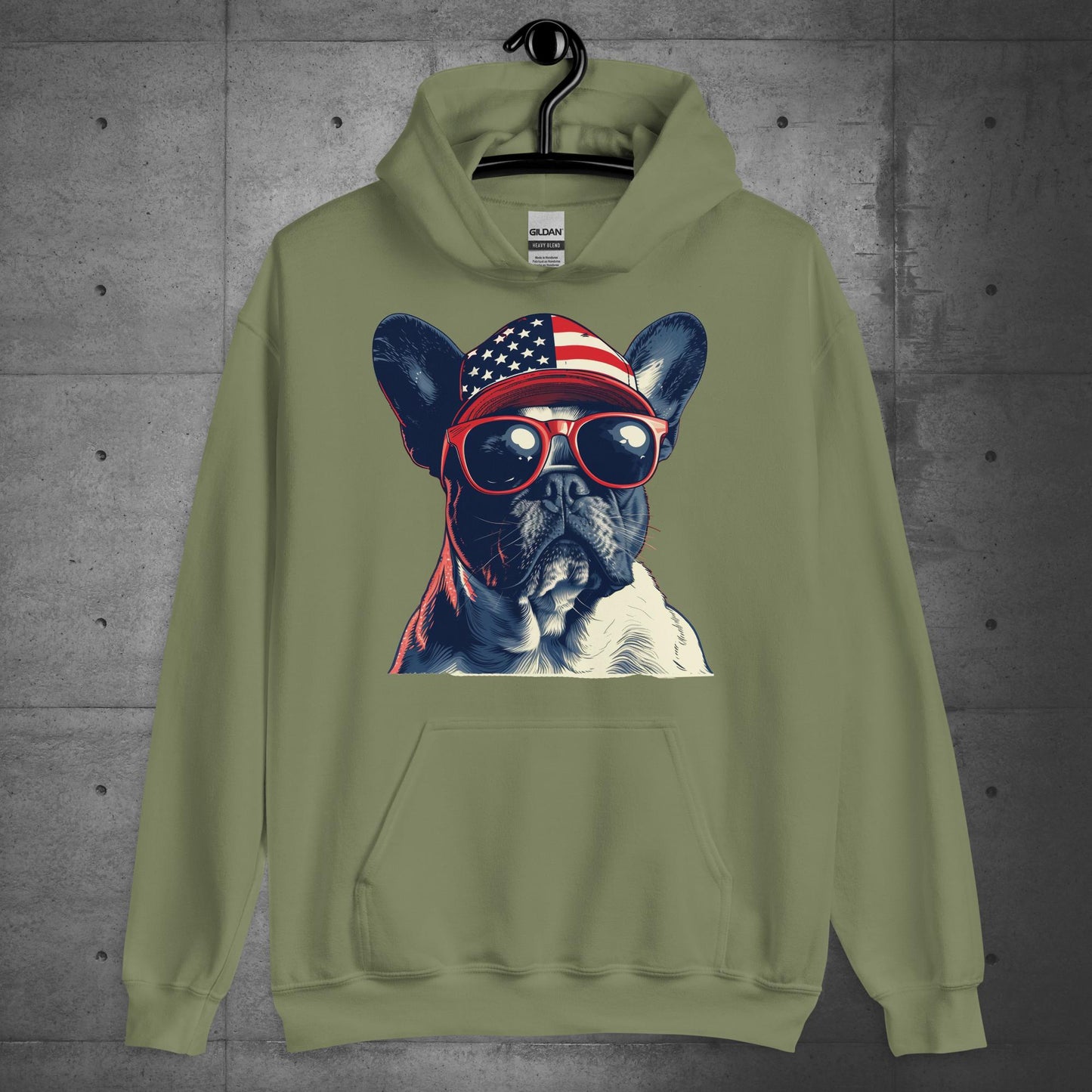 Frenchie Unisex Hoodie-Pride of America