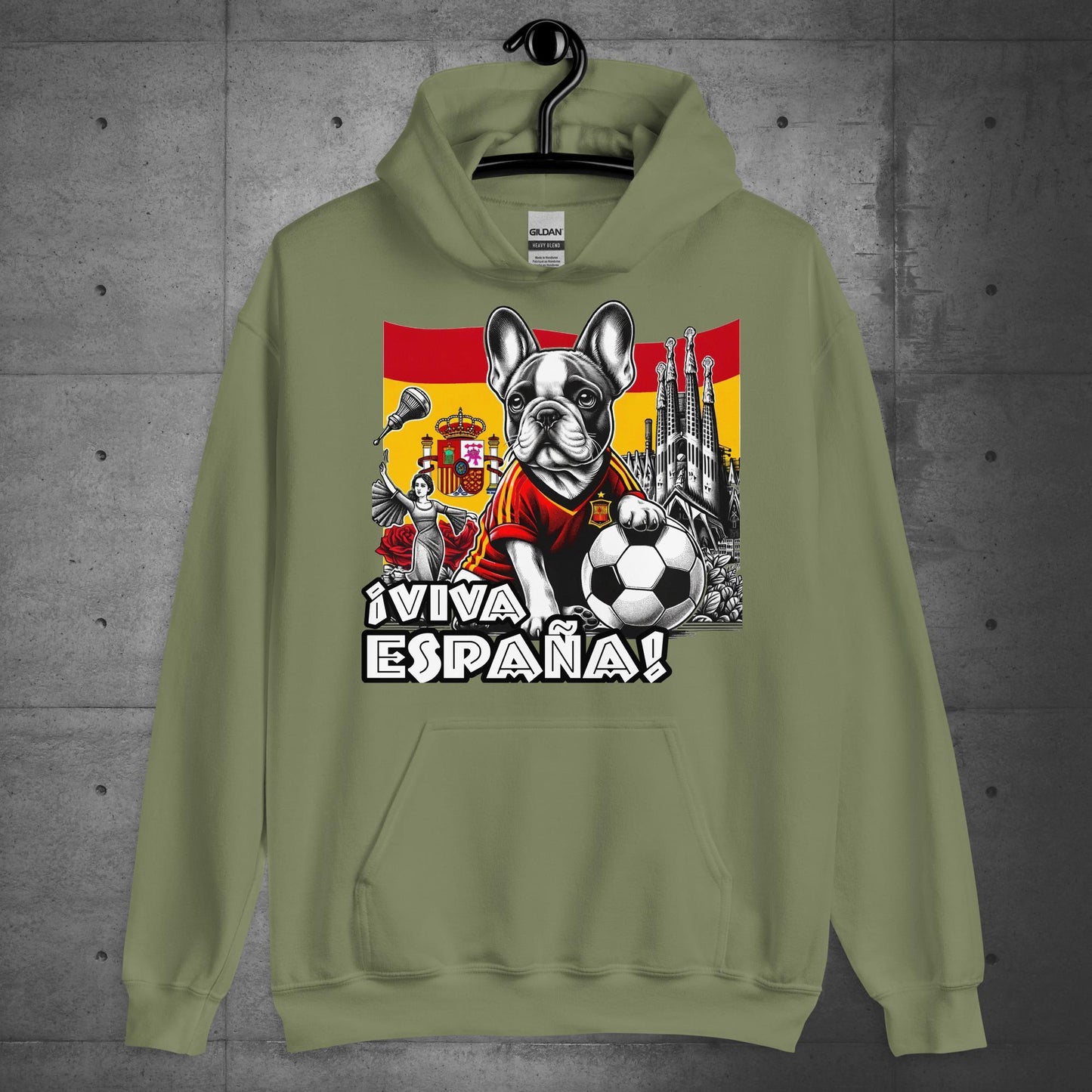 Frenchie Spanish Futbolista Unisex Hoodie - Frenchie Emporium