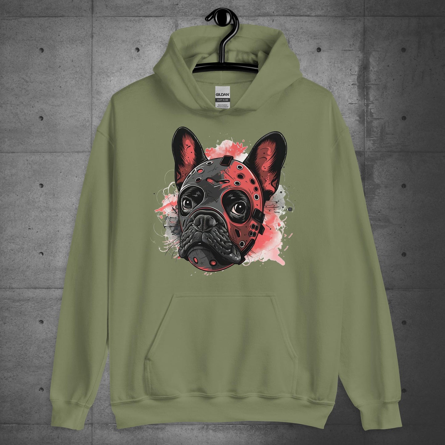 "Jason French Bulldog Voorhees" - Unisex Hoodie - Frenchie Emporium