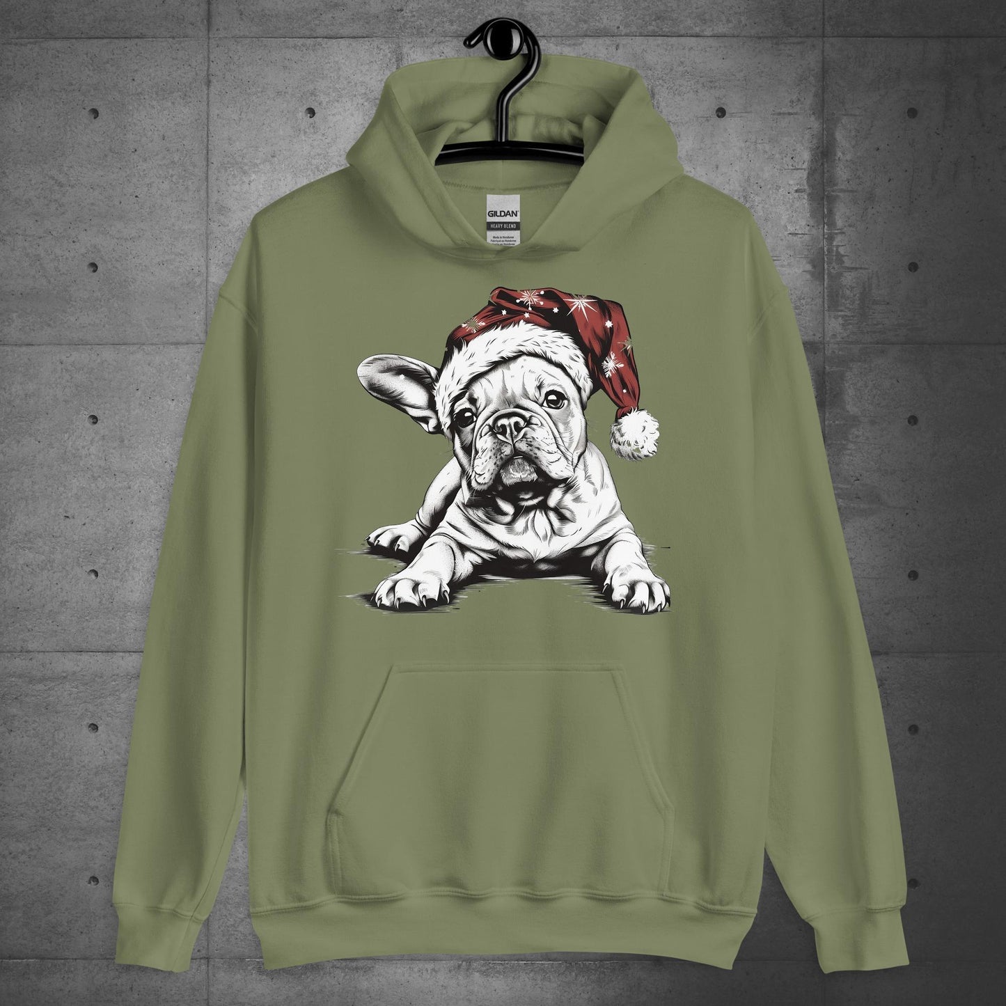 Feliz Navidad Frenchie - Unisex Christmas Hoodie - Frenchie Emporium