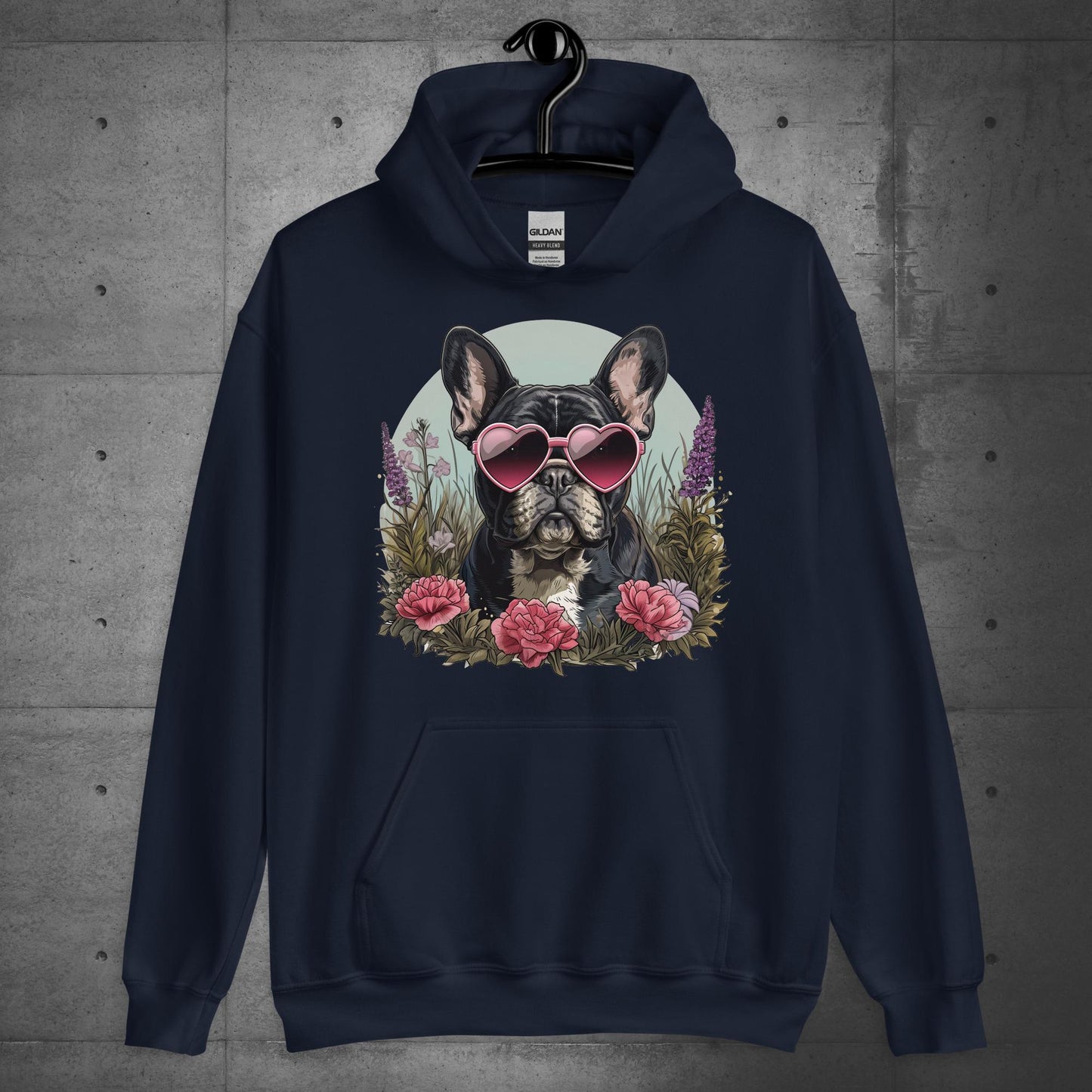 Frenchie Heartthrob Pooch Unisex Hoodie - Frenchie Emporium