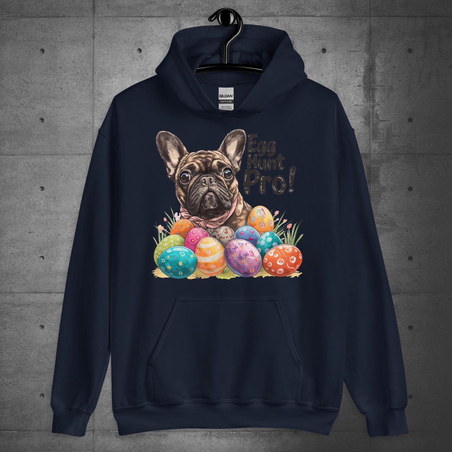 Frenchie "Egg Hunt Pro!" Unisex Hoodie