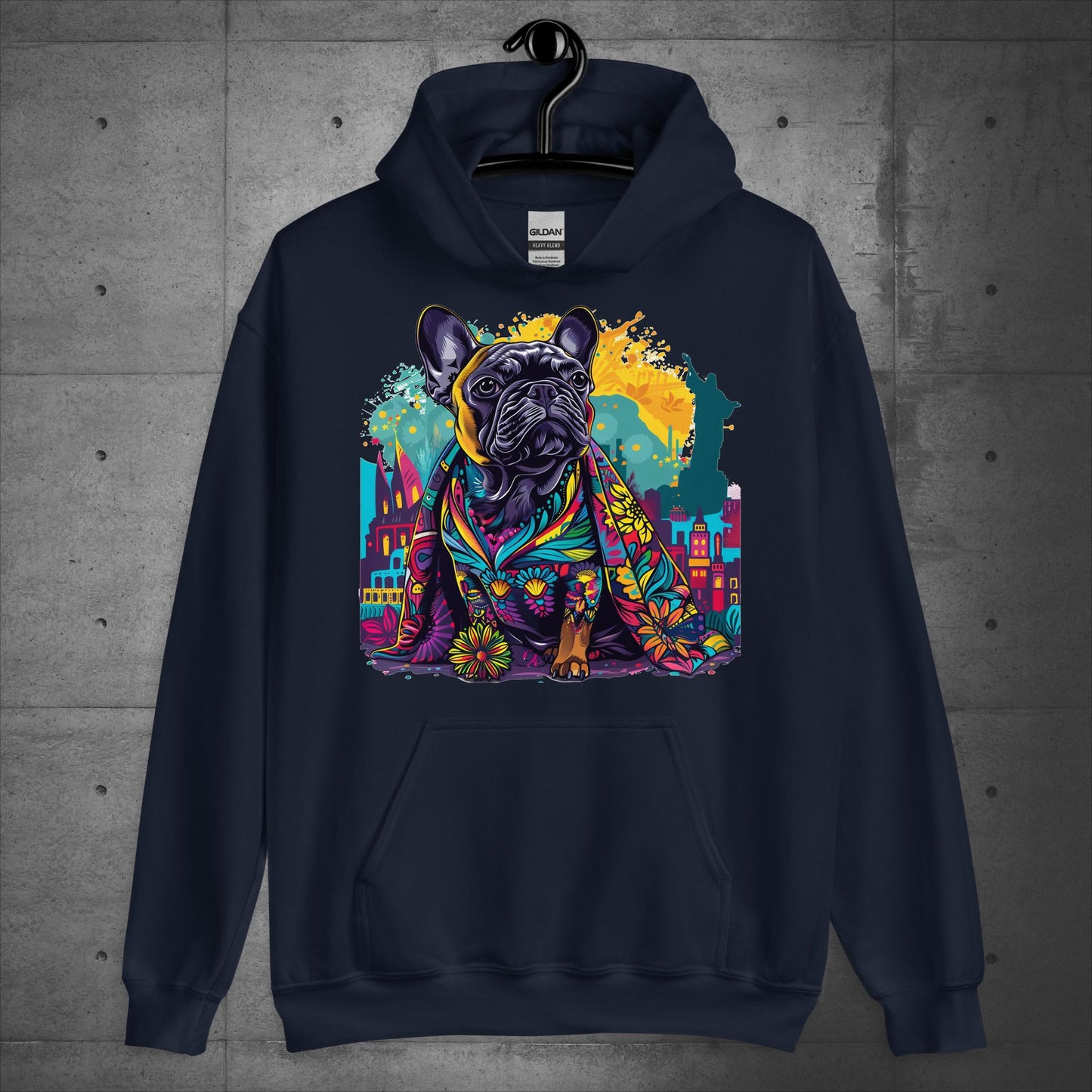 Brazilian Carnival Frenchie - Unisex Hoodie