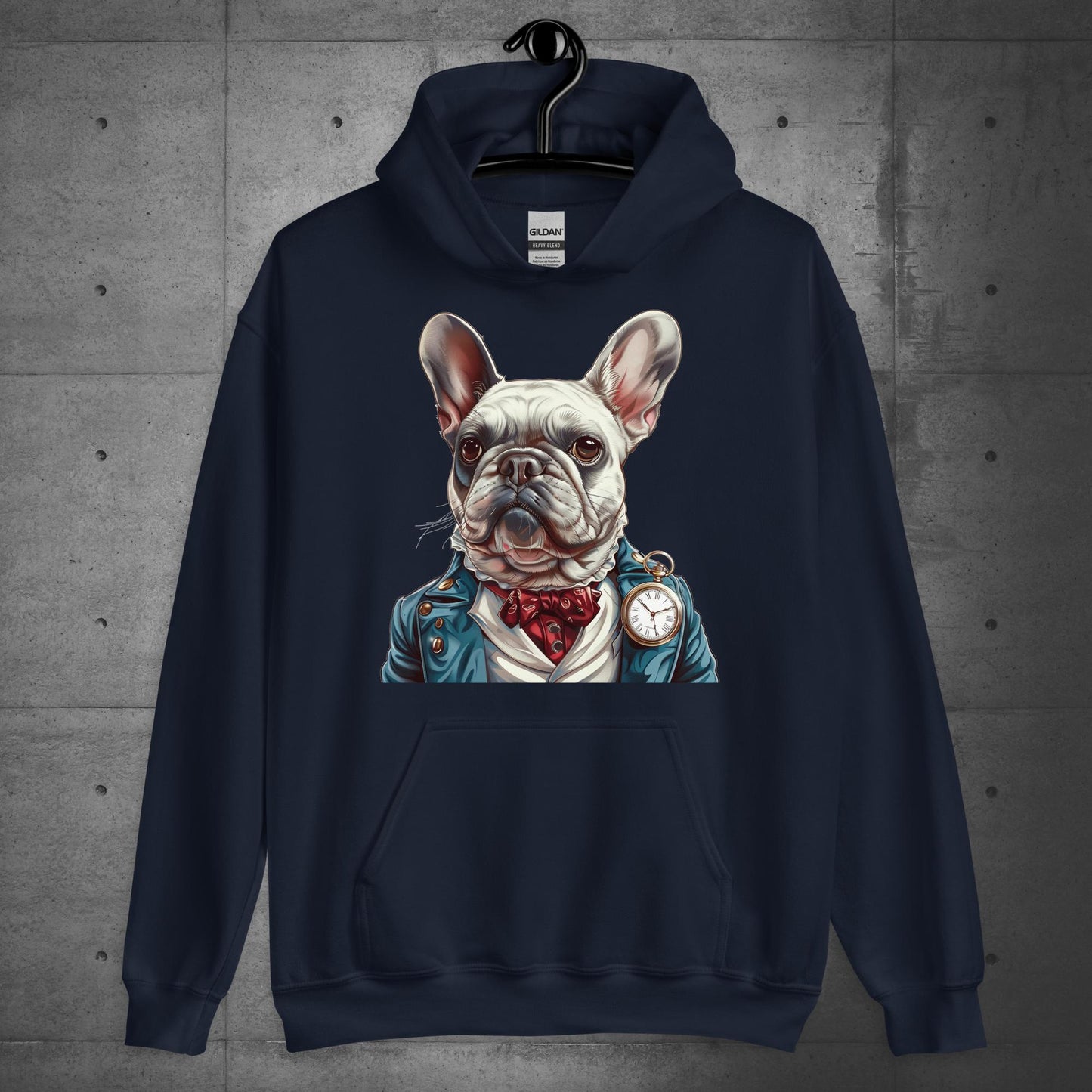 "Whimsical Wonderland Rabbit" Frenchie - Unisex Hoodie