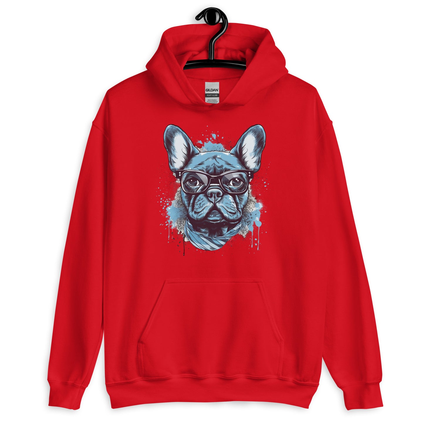 Hipster Frenchie - Unisex Hoodie