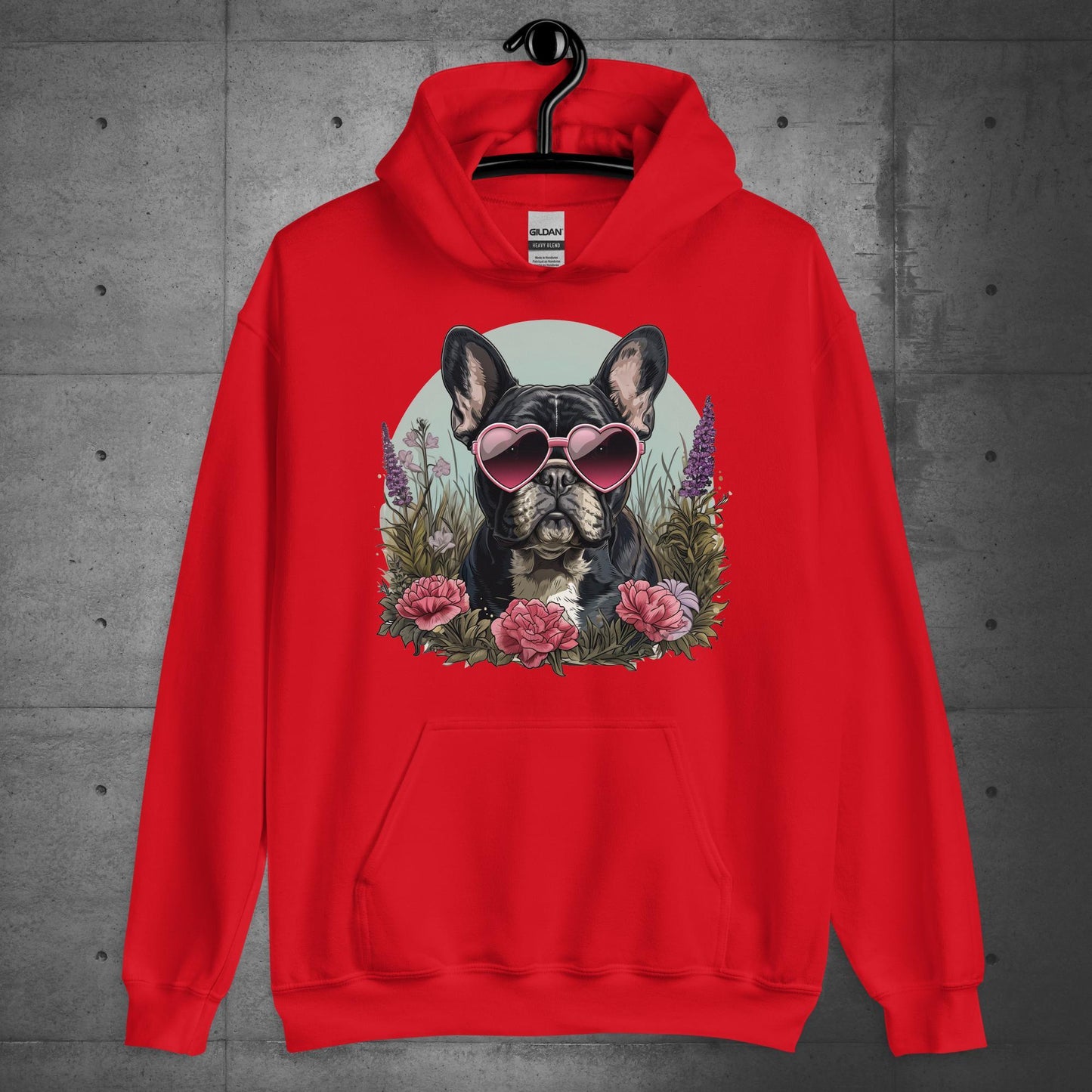 Frenchie Heartthrob Pooch Unisex Hoodie - Frenchie Emporium