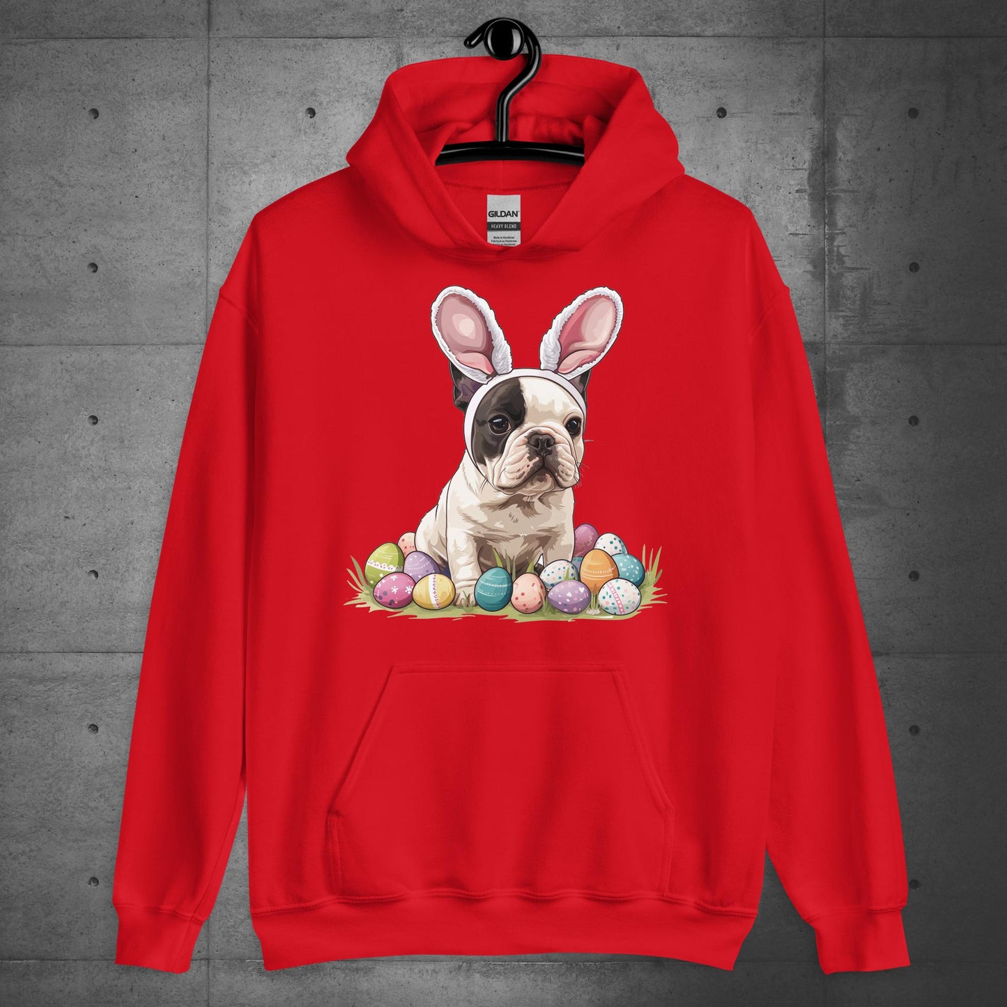 Frenchie Easter Bunny Bliss Unisex Hoodie