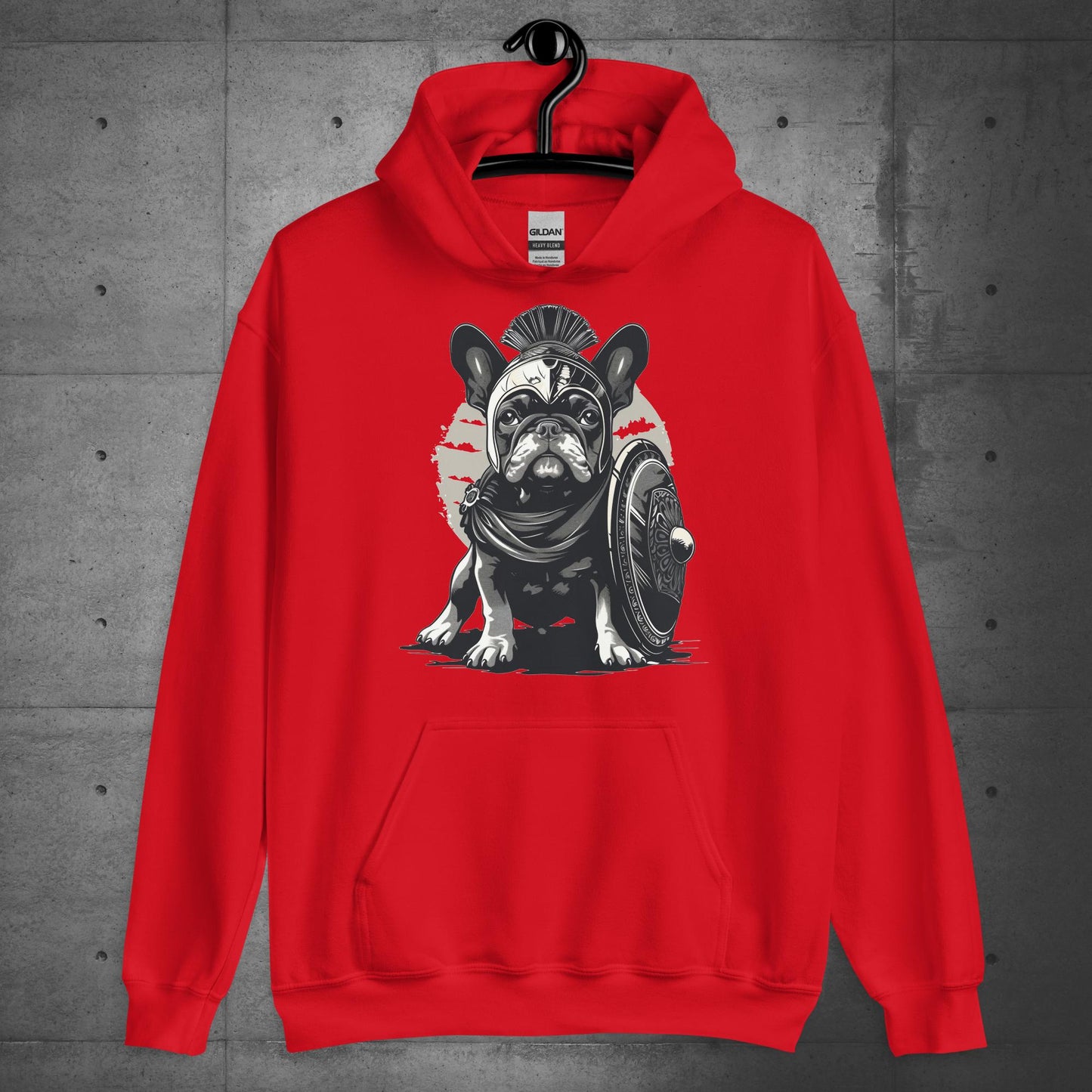 "Wisdom's Embrace" Frenchie Unisex Hoodie