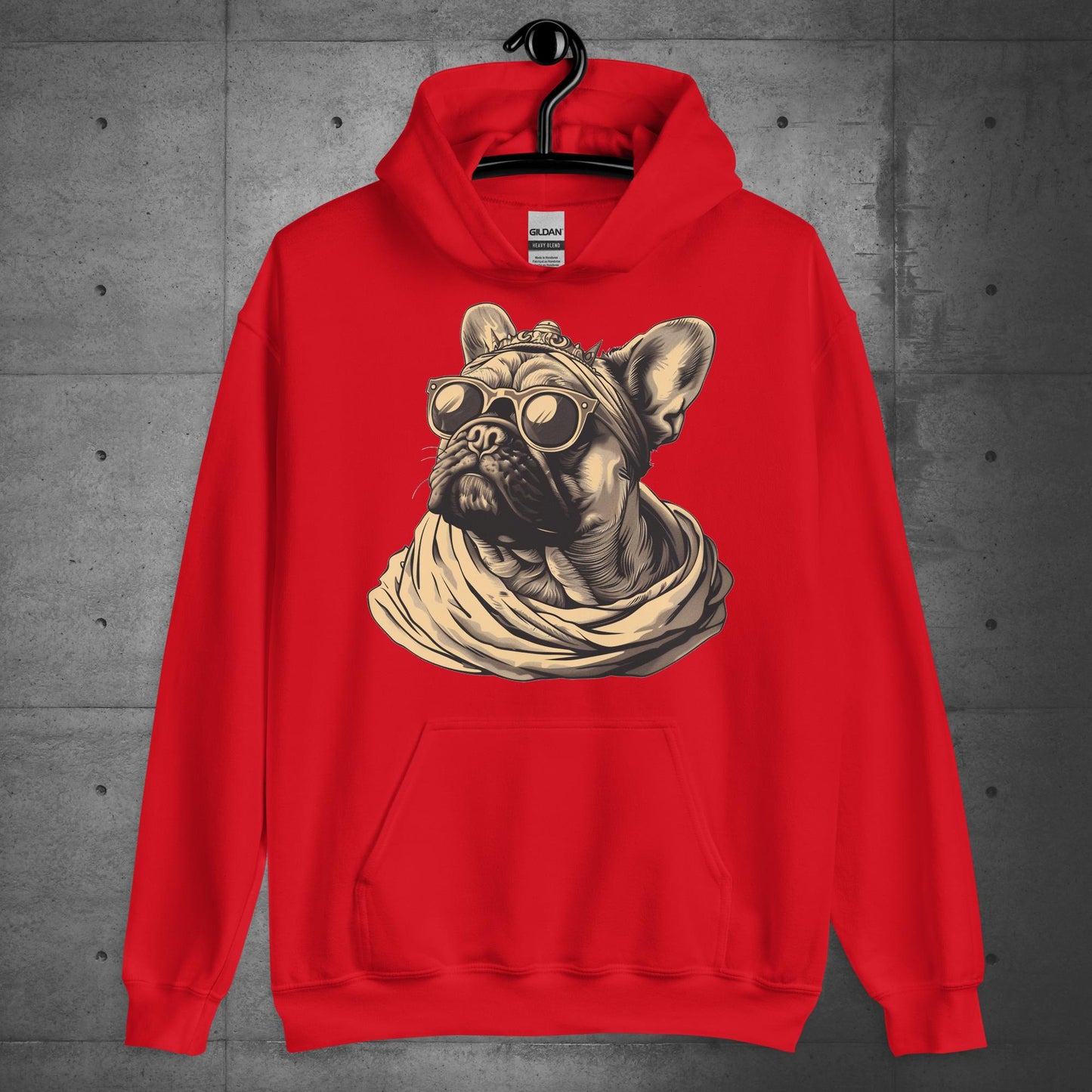 "Majestic Caesar Style" Frenchie - Unisex Hoodie