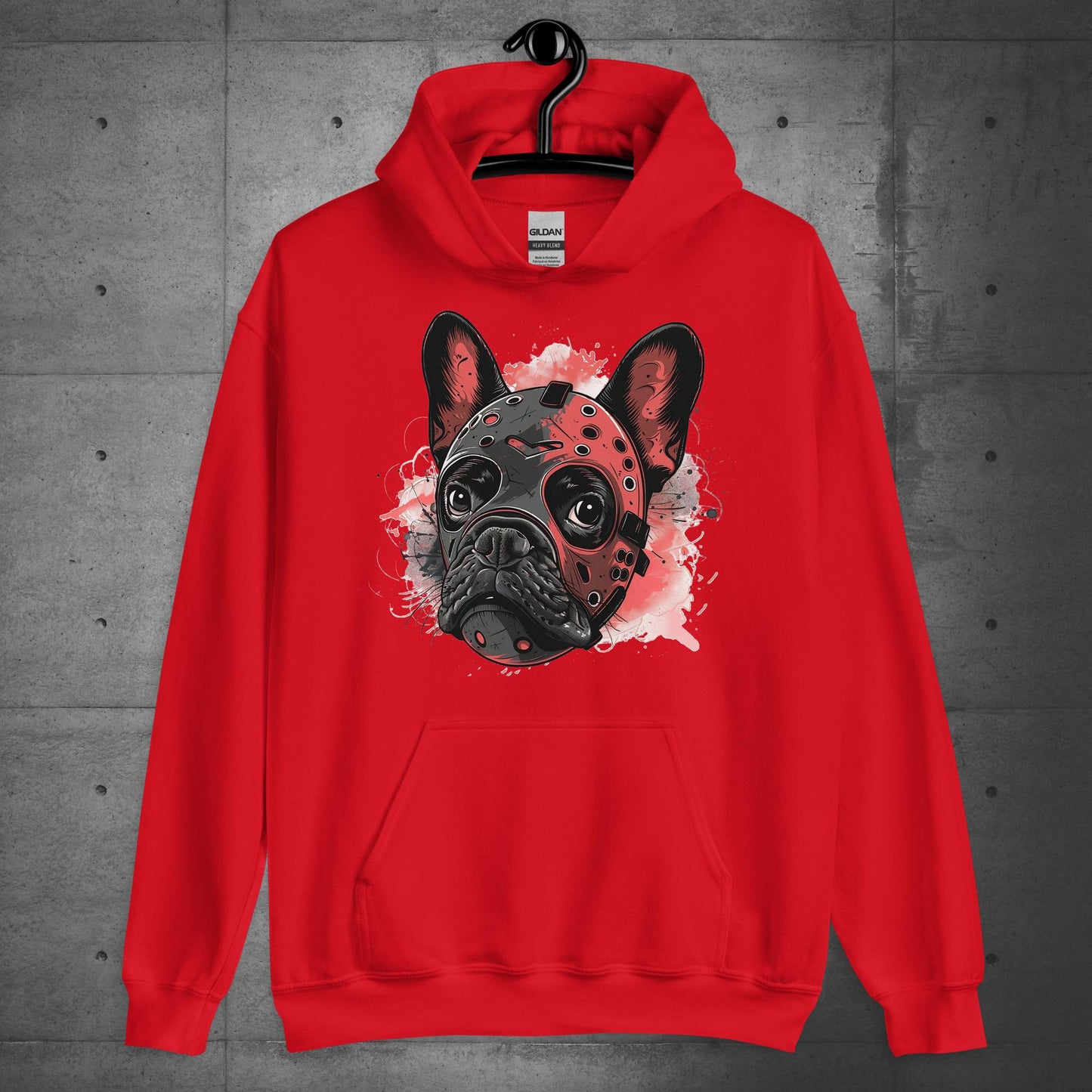 "Jason French Bulldog Voorhees" - Unisex Hoodie - Frenchie Emporium