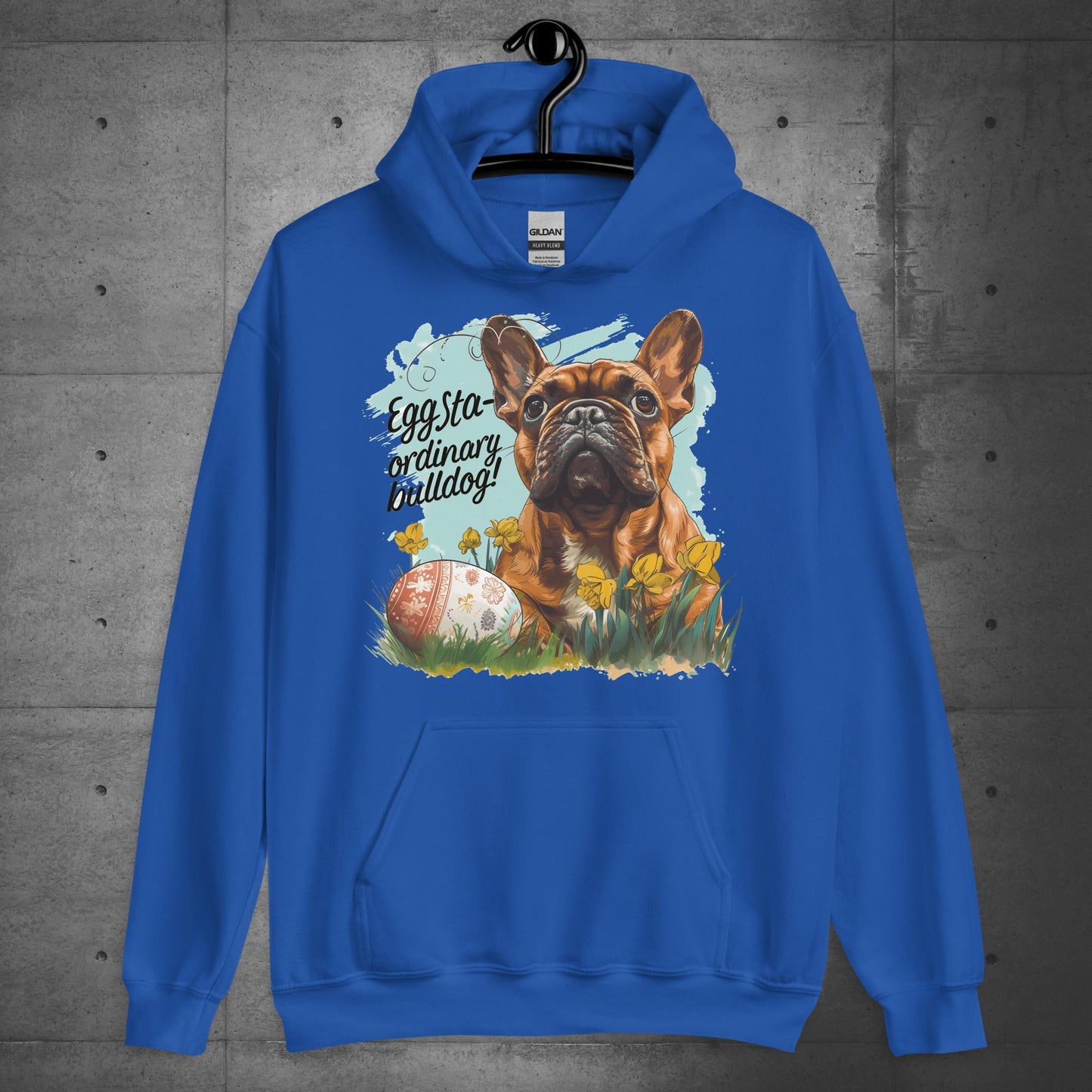 "Eggstra-ordinary Bulldog" - Unisex Hoodie