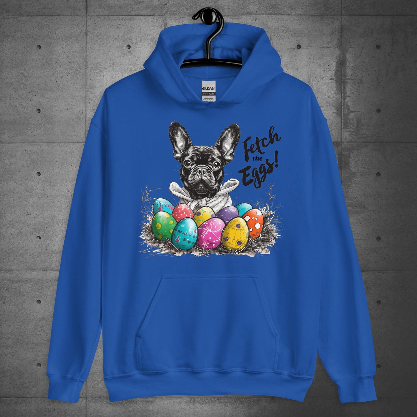 French Bulldog - Fetch the Eggs Unisex Hoodie - Frenchie Emporium