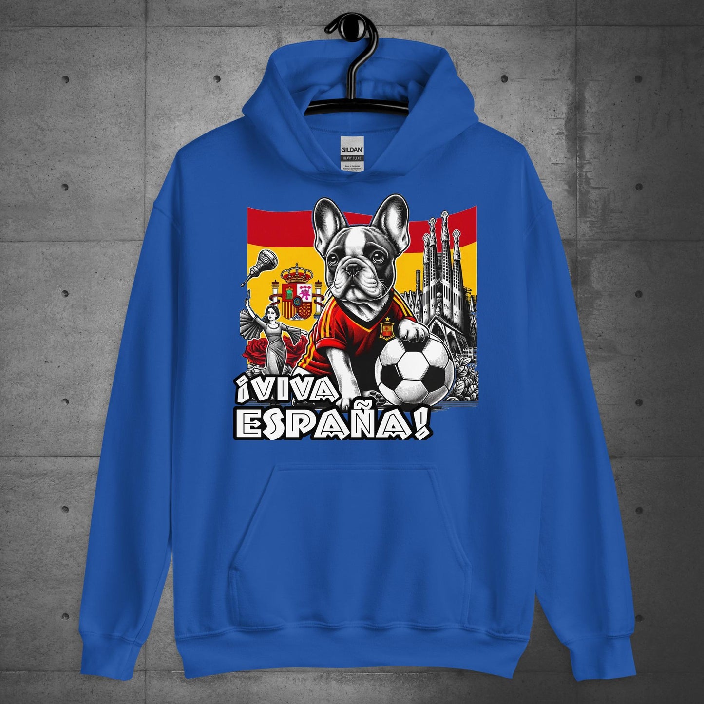 Frenchie Spanish Futbolista Unisex Hoodie - Frenchie Emporium