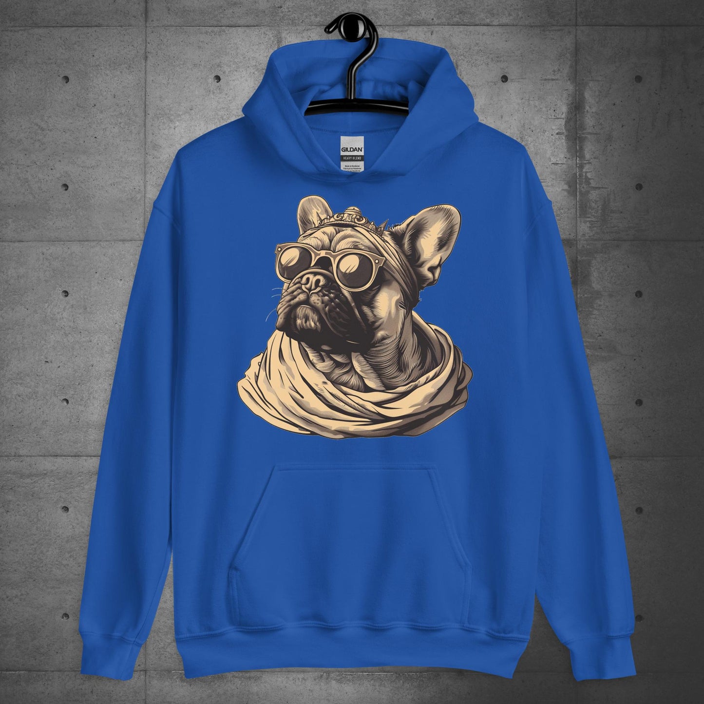 "Majestic Caesar Style" Frenchie - Unisex Hoodie - Frenchie Emporium