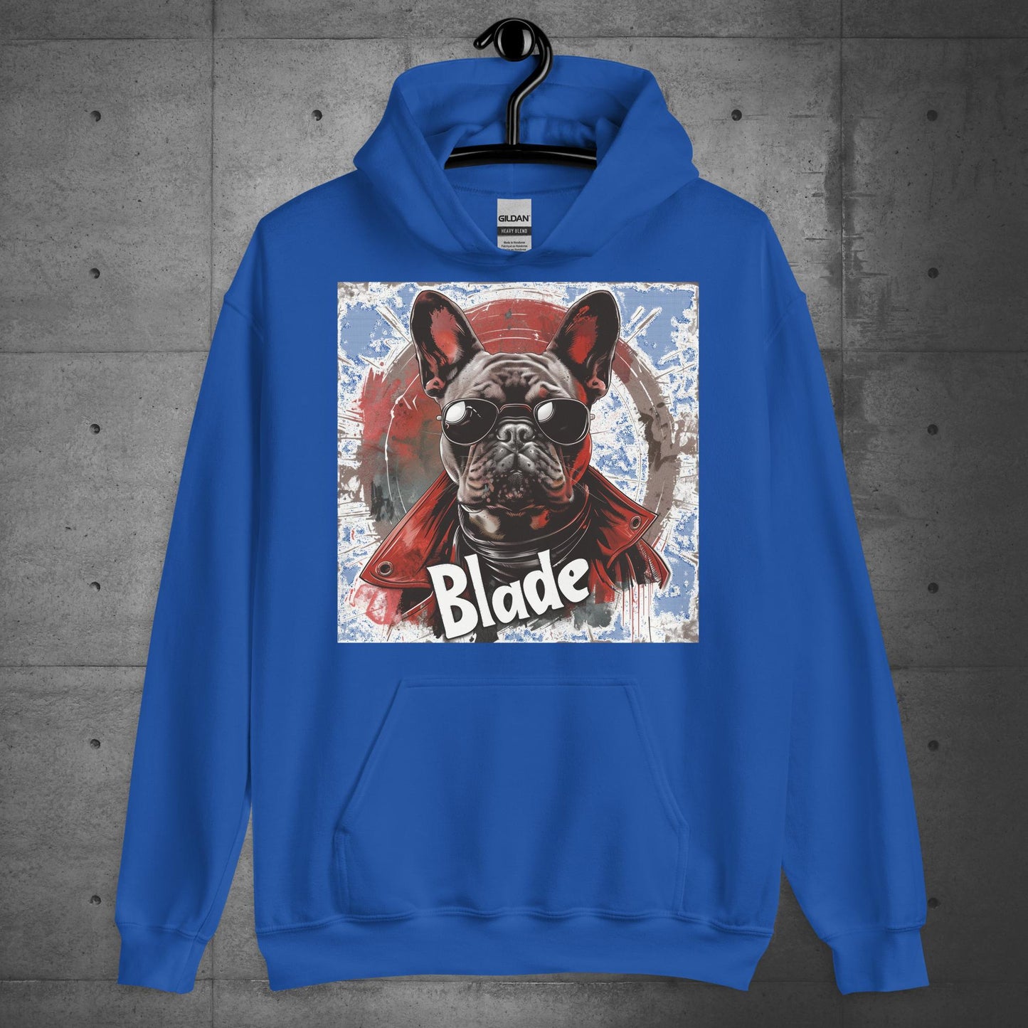 French Bulldog "Blade, the Daywalker" - Unisex Hoodie - Frenchie Emporium