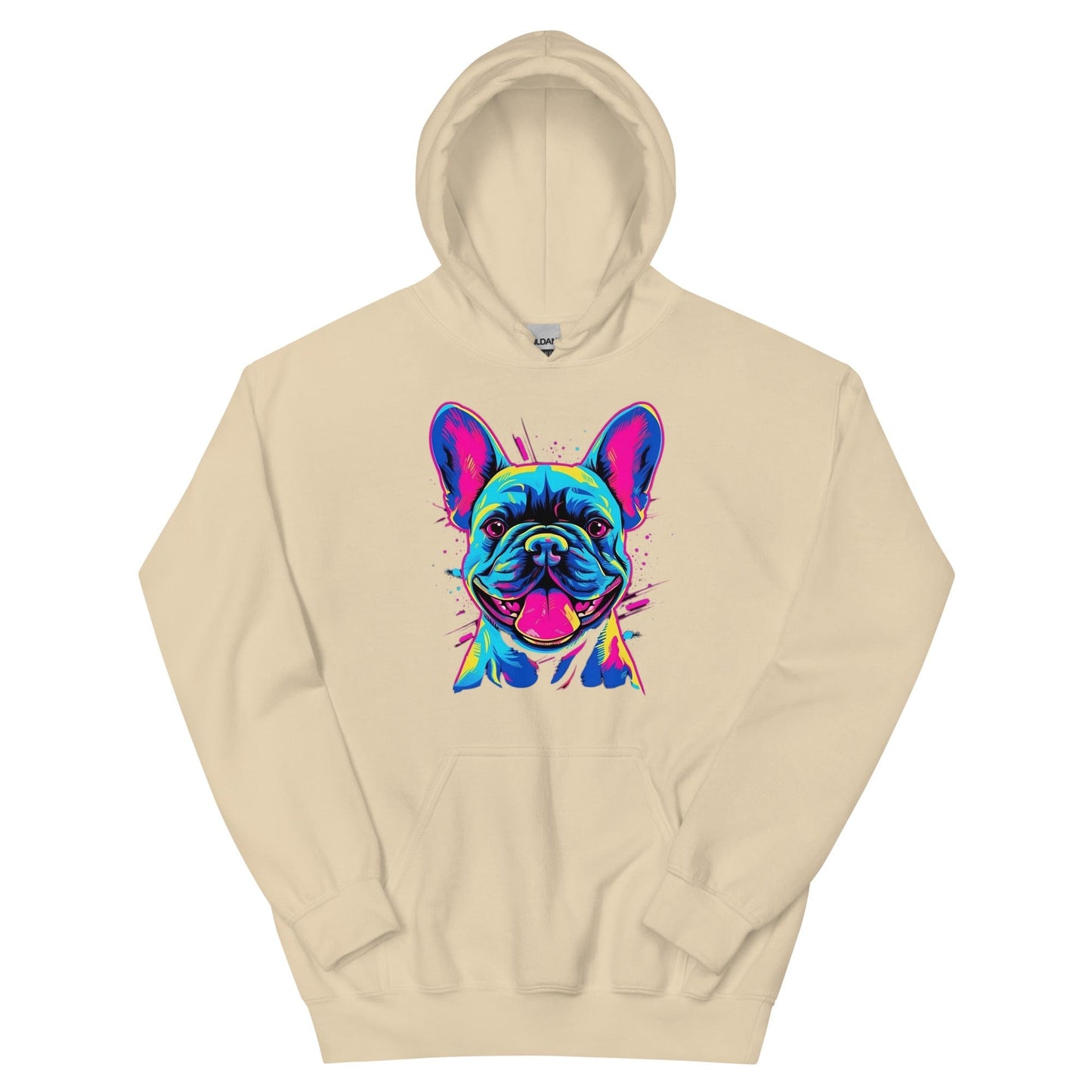 Frenchie Sassy Neon Styled - Unisex Hoodie