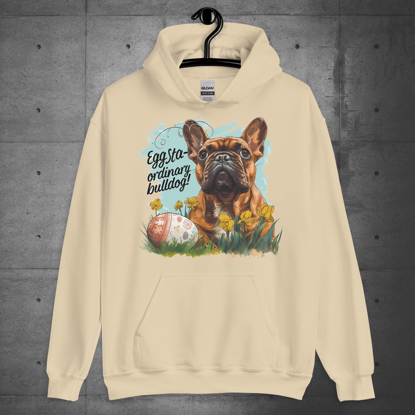 "Eggstra-ordinary Bulldog" - Unisex Hoodie