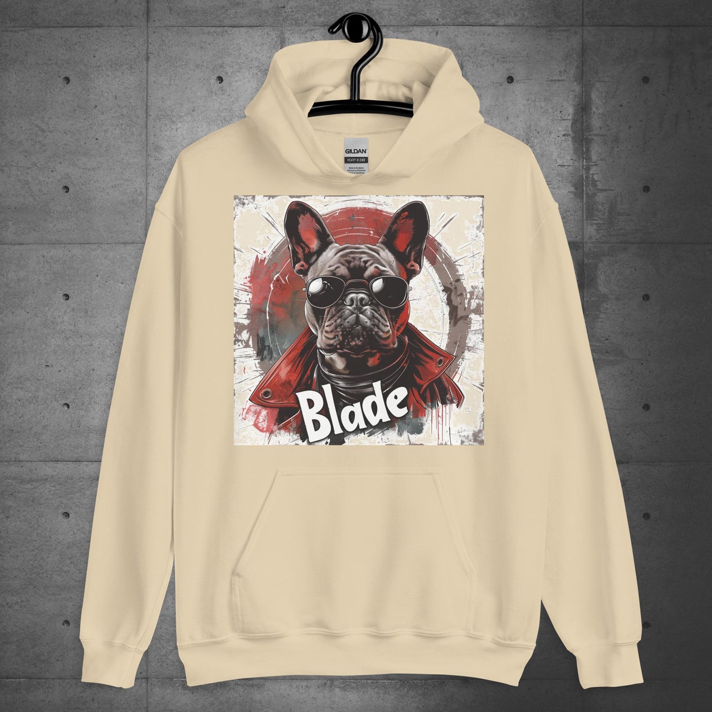 French Bulldog "Blade, the Daywalker" - Unisex Hoodie - Frenchie Emporium