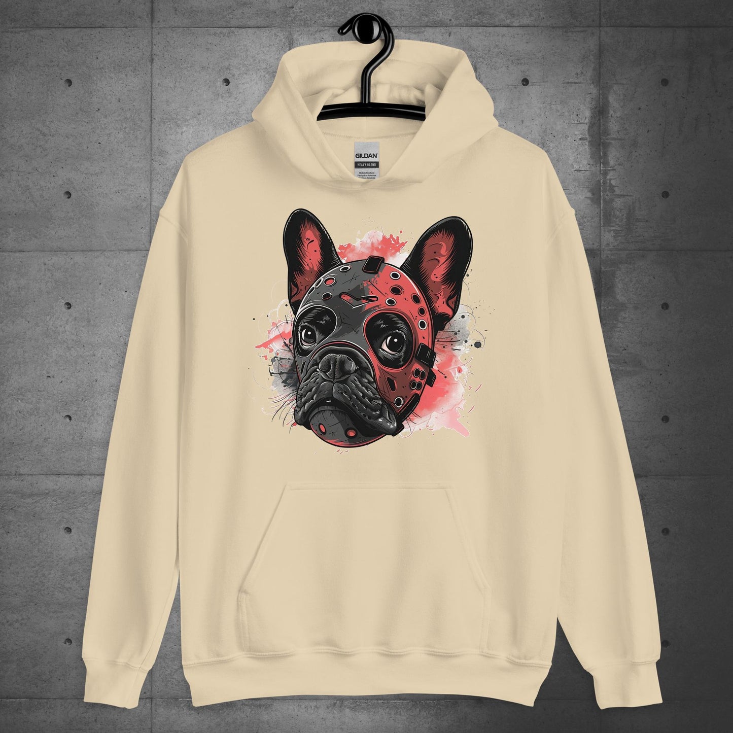 "Jason French Bulldog Voorhees" - Unisex Hoodie - Frenchie Emporium