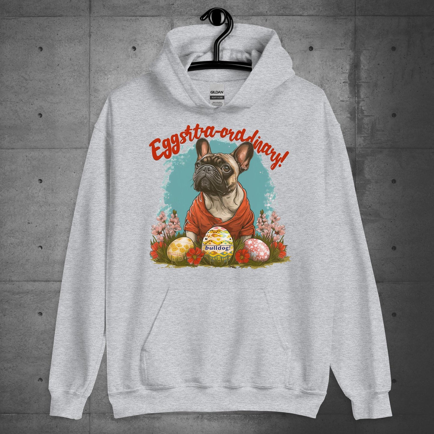 French Bulldog Eggstraordinary Unisex Hoodie