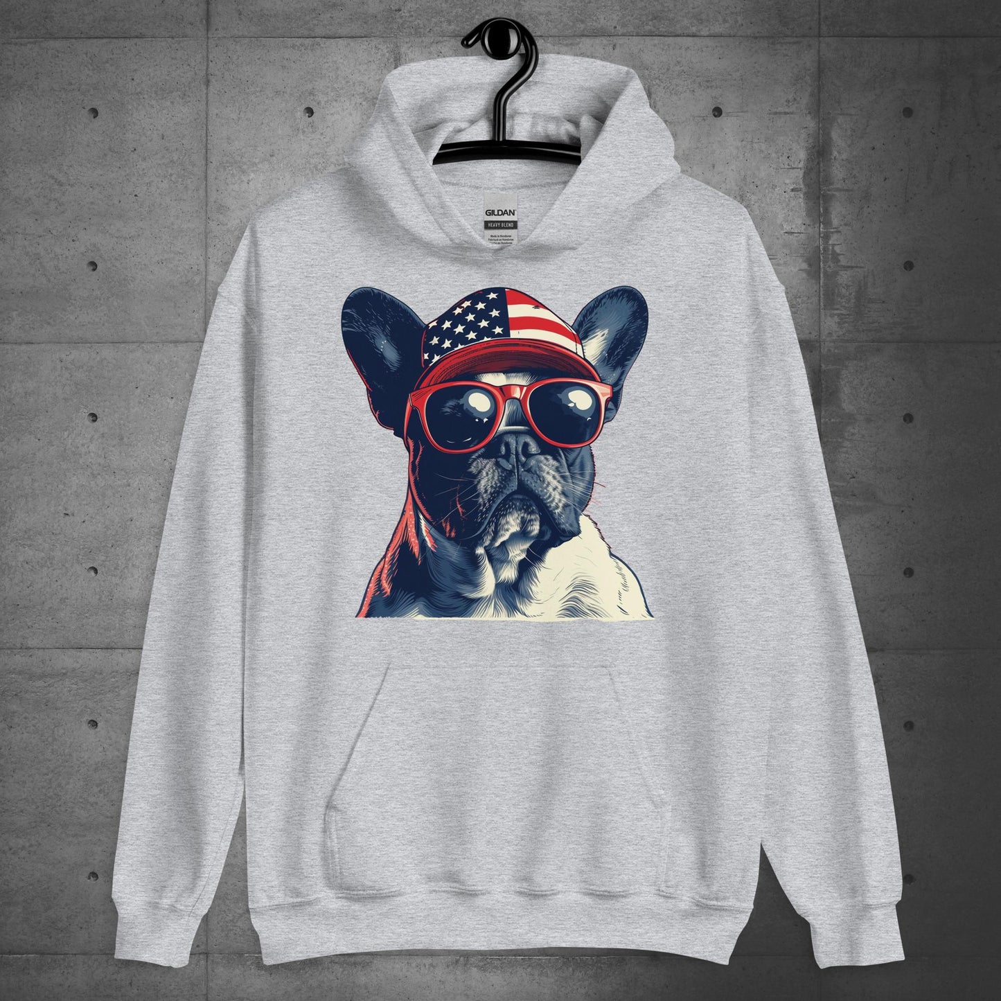 Frenchie Unisex Hoodie-Pride of America