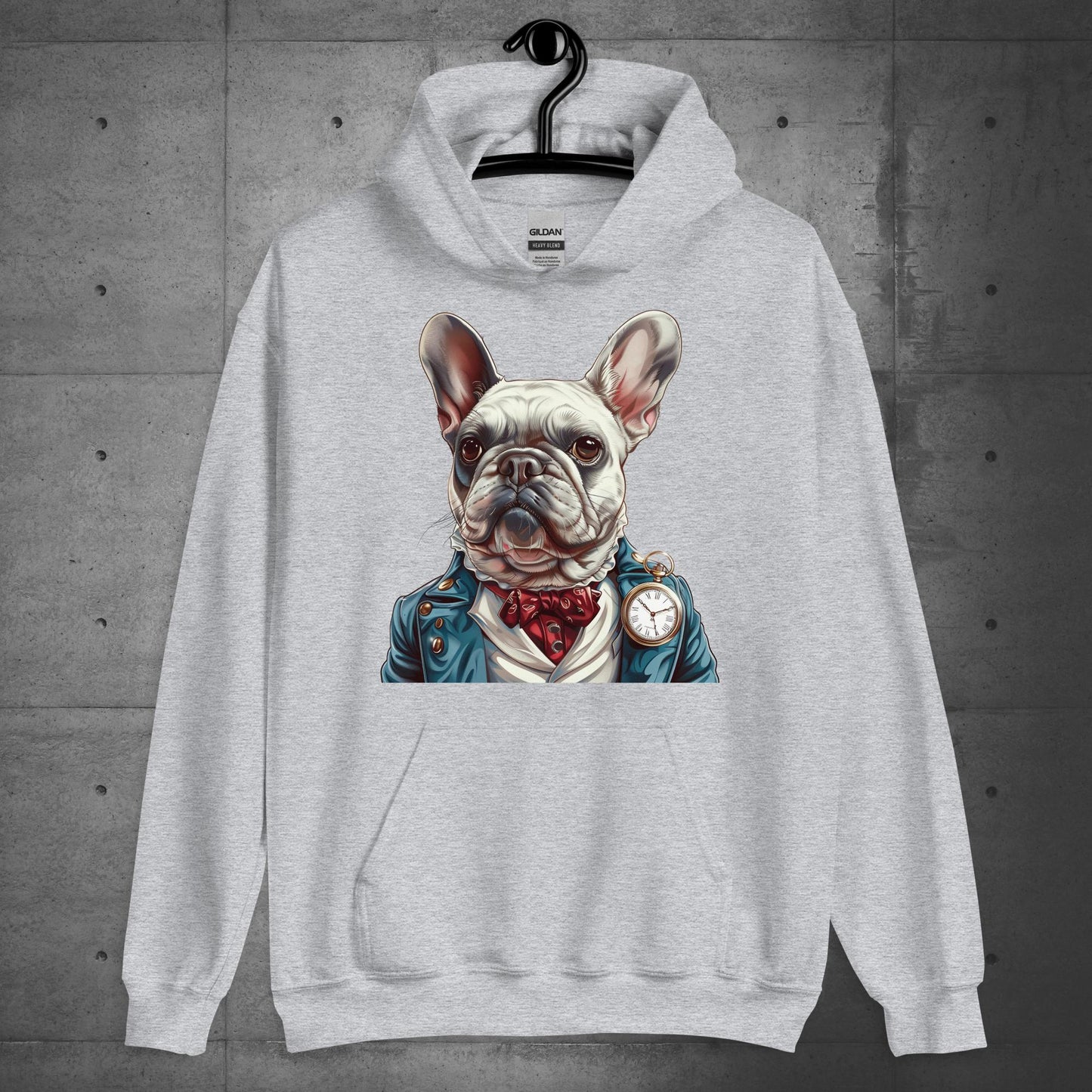 "Whimsical Wonderland Rabbit" Frenchie - Unisex Hoodie