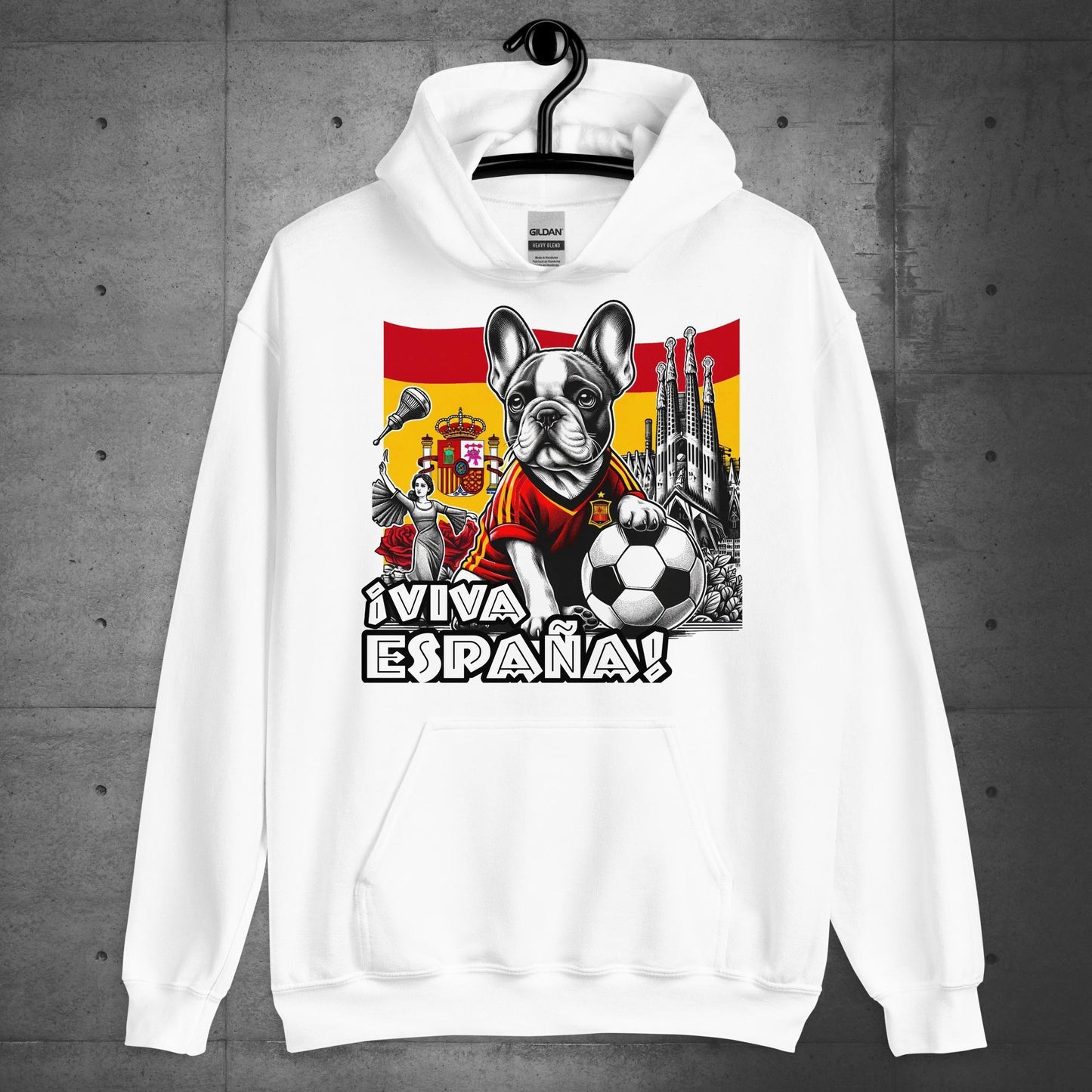 Frenchie Spanish Futbolista Unisex Hoodie - Frenchie Emporium