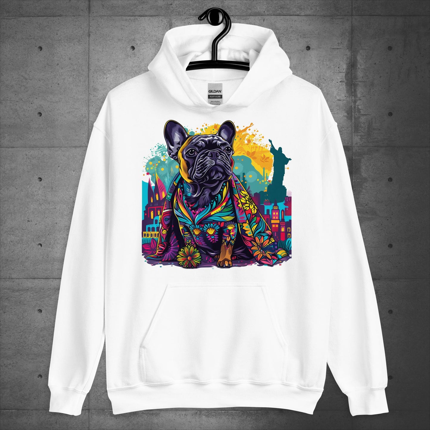 Brazilian Carnival Frenchie - Unisex Hoodie