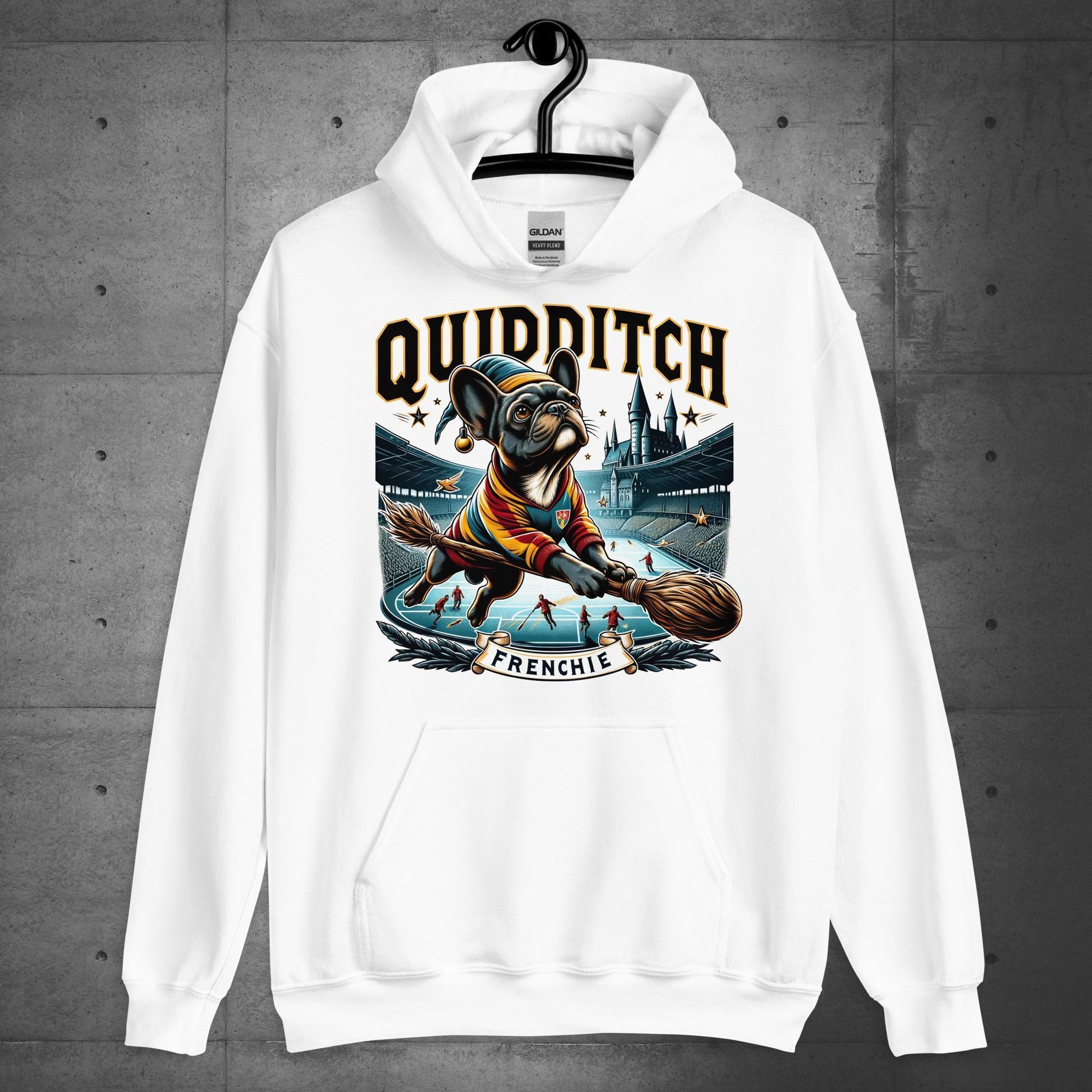 Unisex "Quidditch Frenchie" Hoodie - Frenchie Emporium