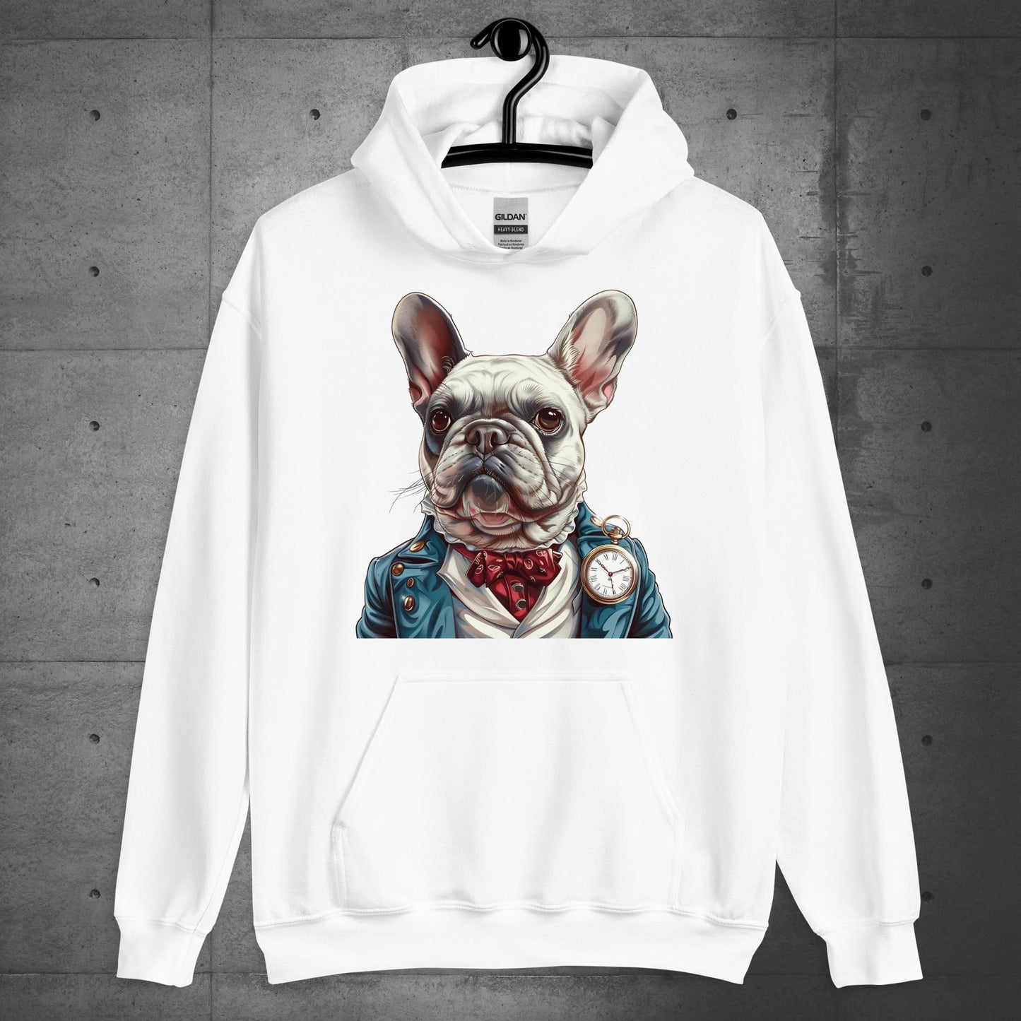 "Whimsical Wonderland Rabbit" Frenchie - Unisex Hoodie