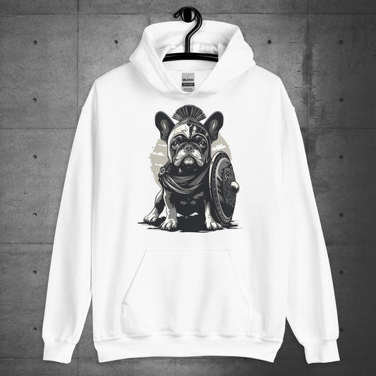 "Wisdom's Embrace" Frenchie Unisex Hoodie