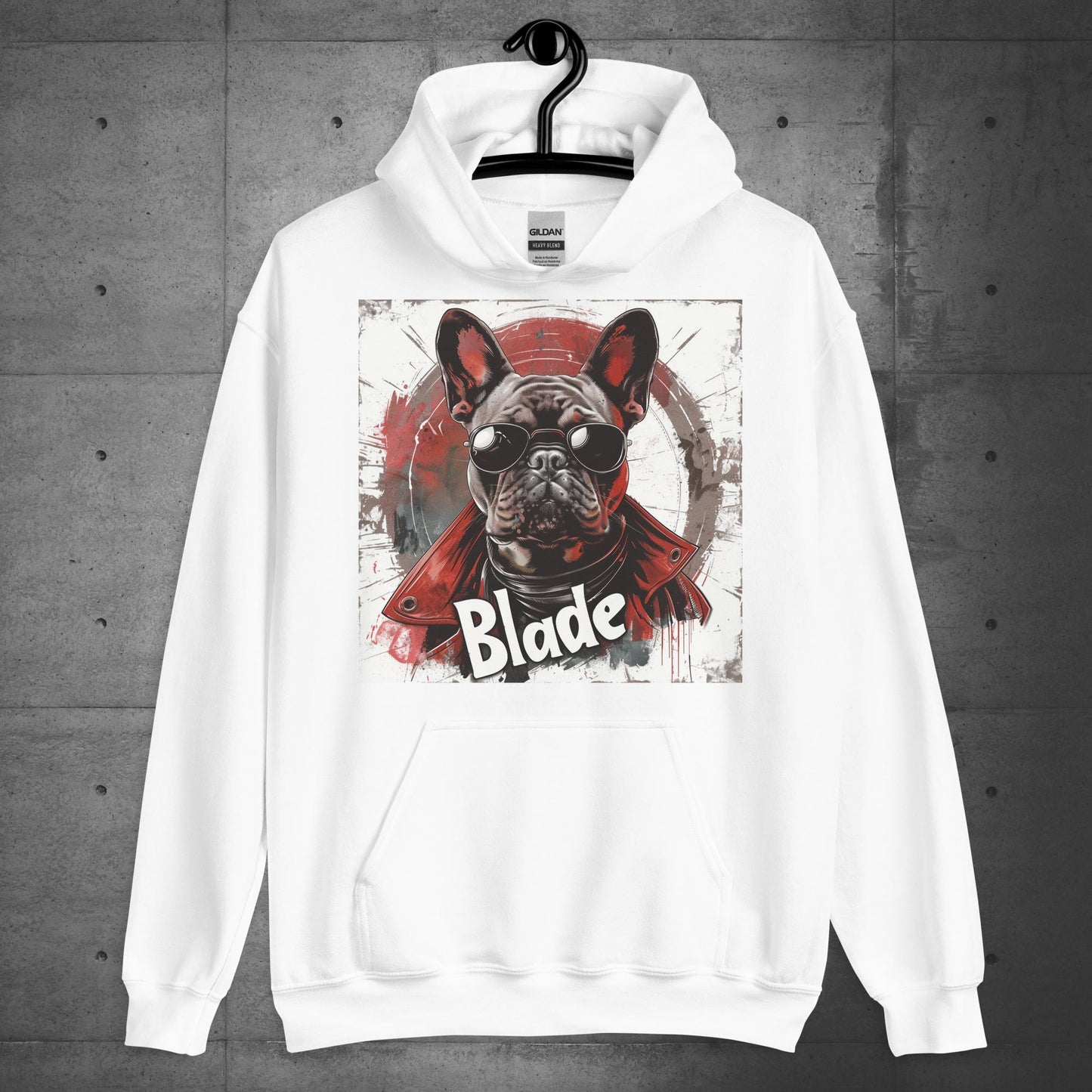 French Bulldog "Blade, the Daywalker" - Unisex Hoodie - Frenchie Emporium