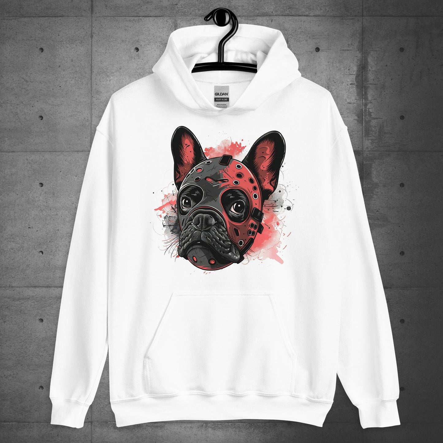 "Jason French Bulldog Voorhees" - Unisex Hoodie - Frenchie Emporium