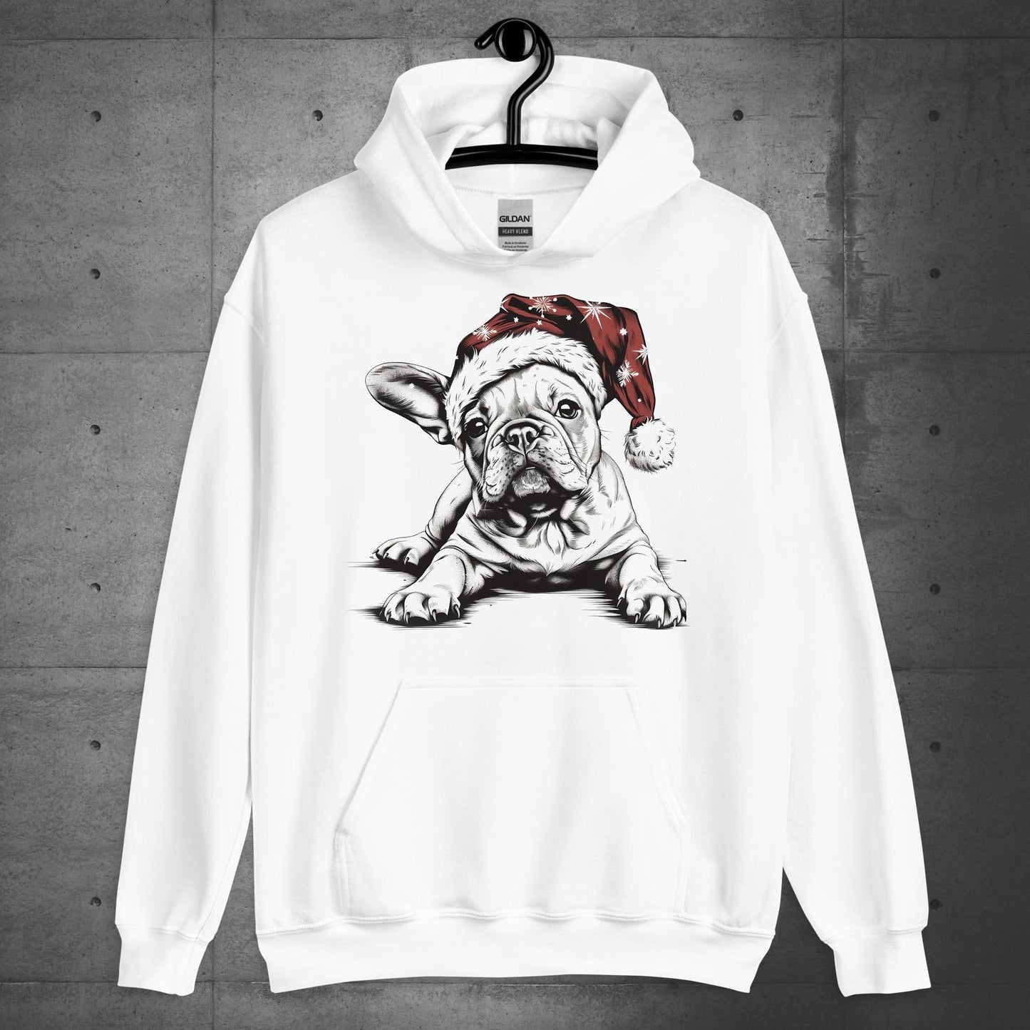 Feliz Navidad Frenchie - Unisex Christmas Hoodie - Frenchie Emporium