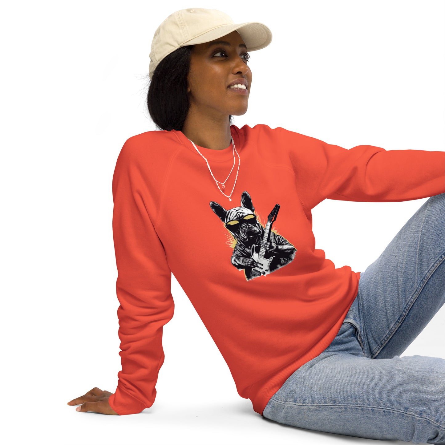 Guitar Frenchie Unisex Sweater - Frenchie Emporium