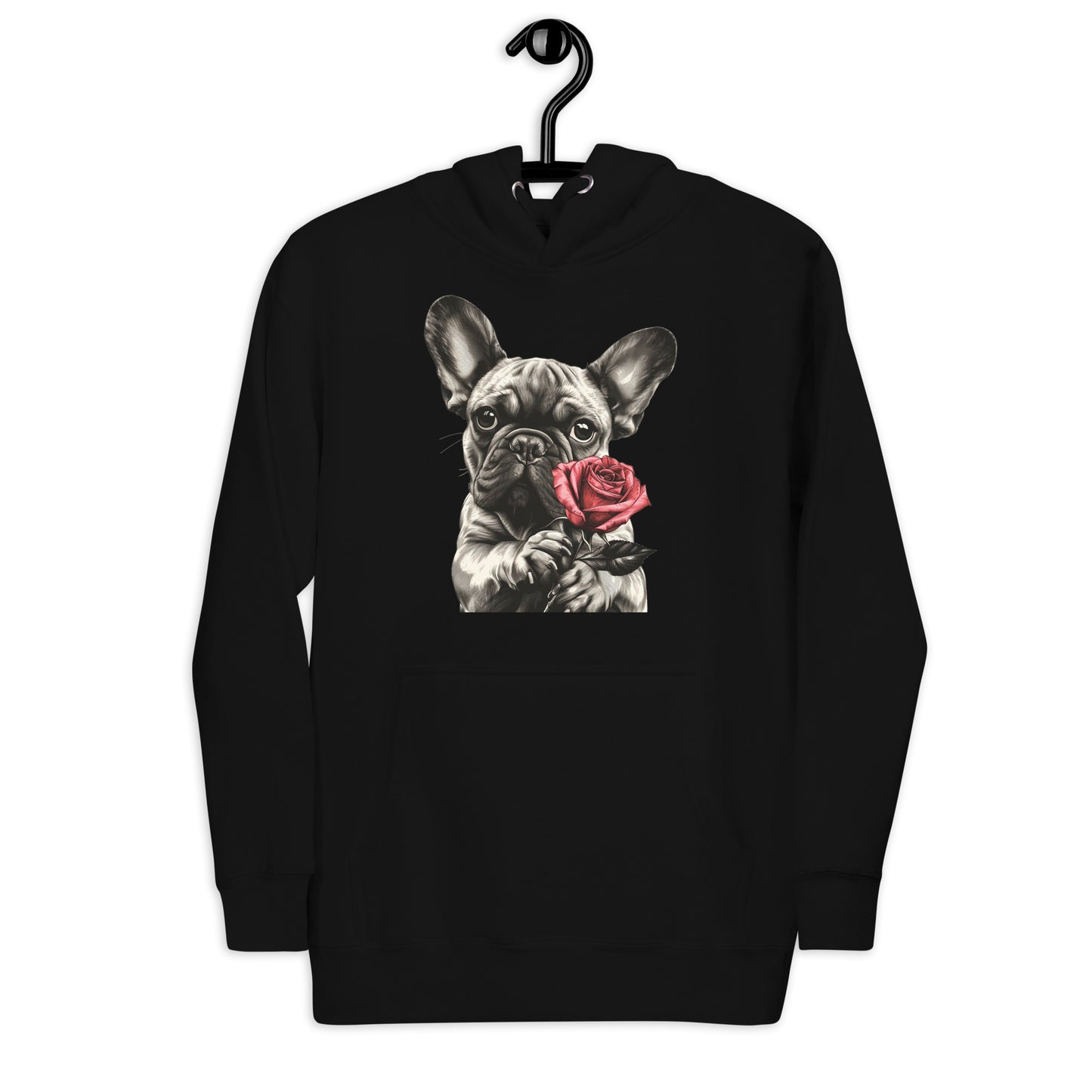 "Rose Embrace" Unisex Hoodie - Frenchie Emporium