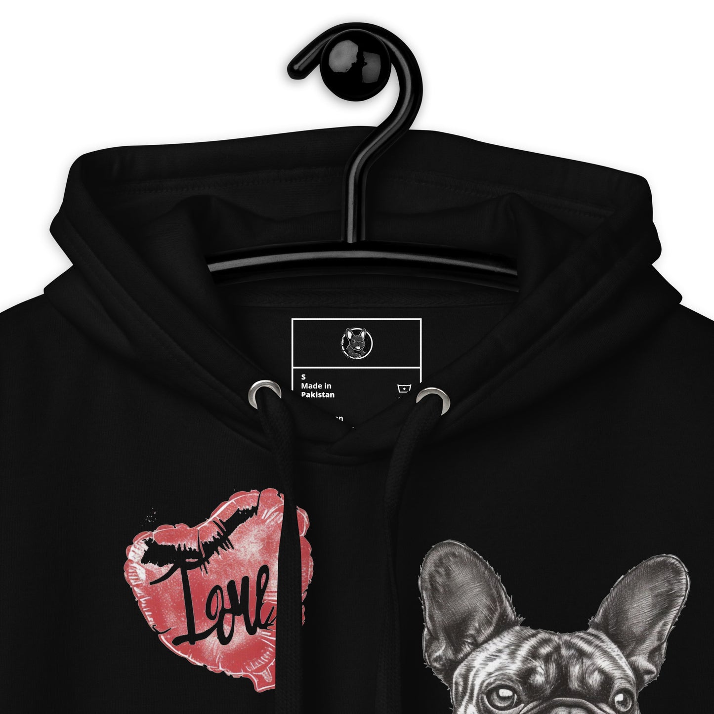 "Love is Fur-real" - Unisex Hoodie - Frenchie Emporium