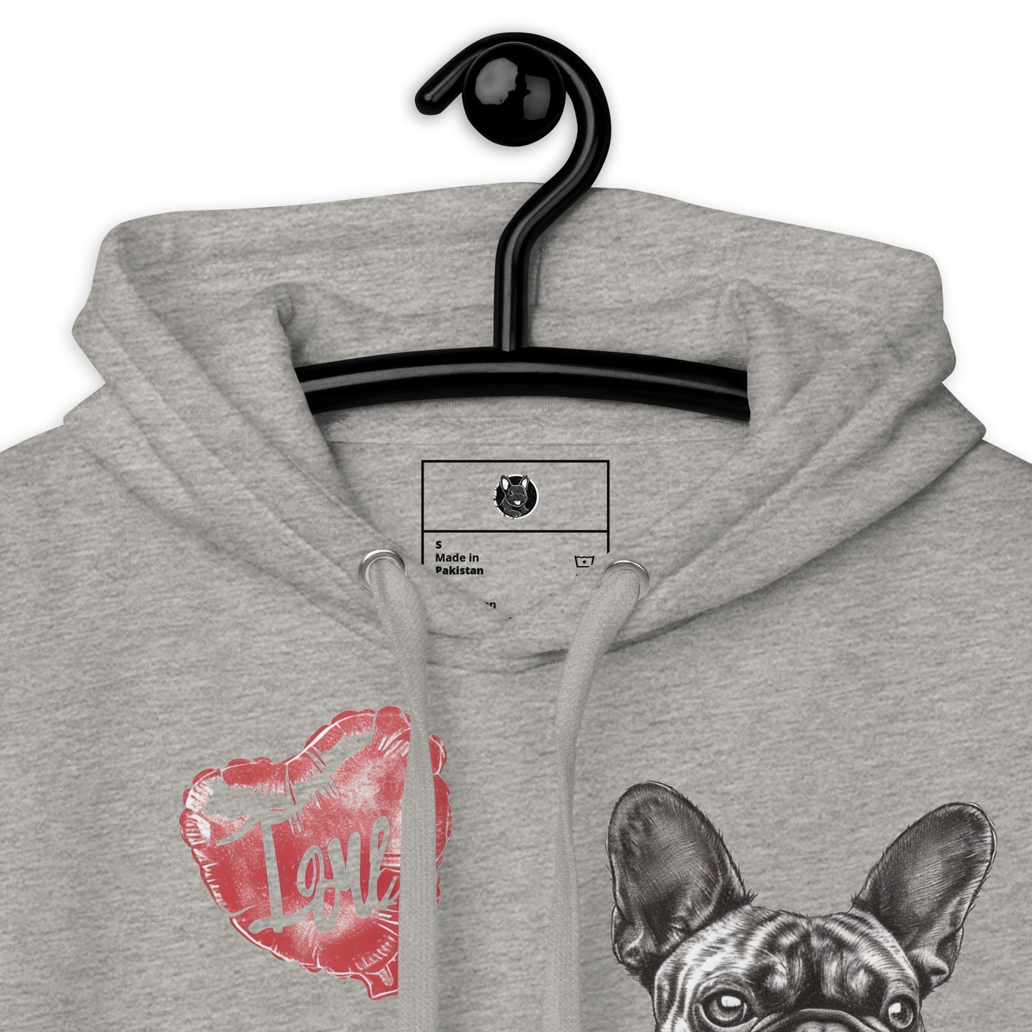 "Love is Fur-real" - Unisex Hoodie - Frenchie Emporium