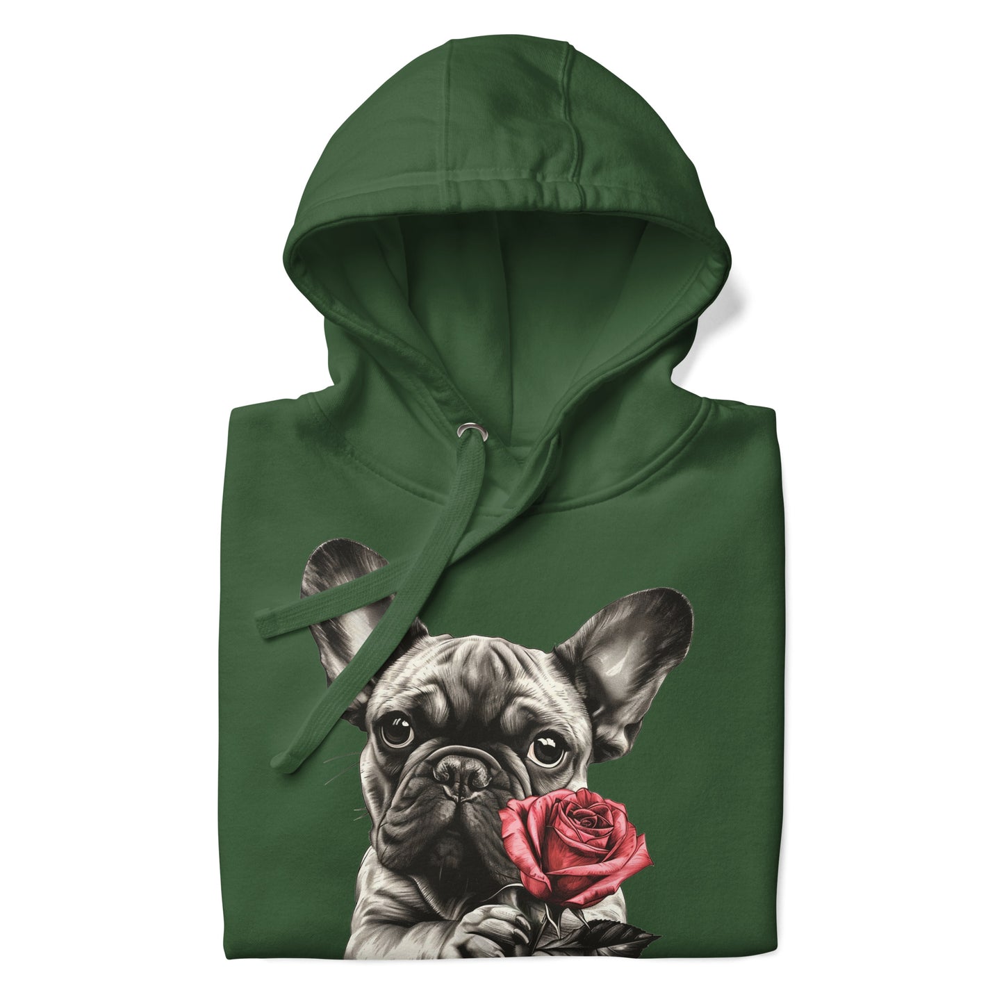 "Rose Embrace" Unisex Hoodie - Frenchie Emporium