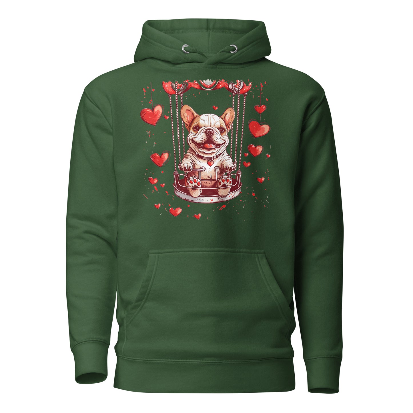 "Swinging Hearts" Unisex Hoodie