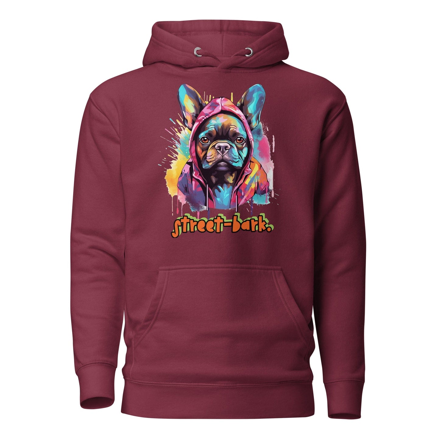 Street Bark Graffiti French Bulldog Unisex Hoodie