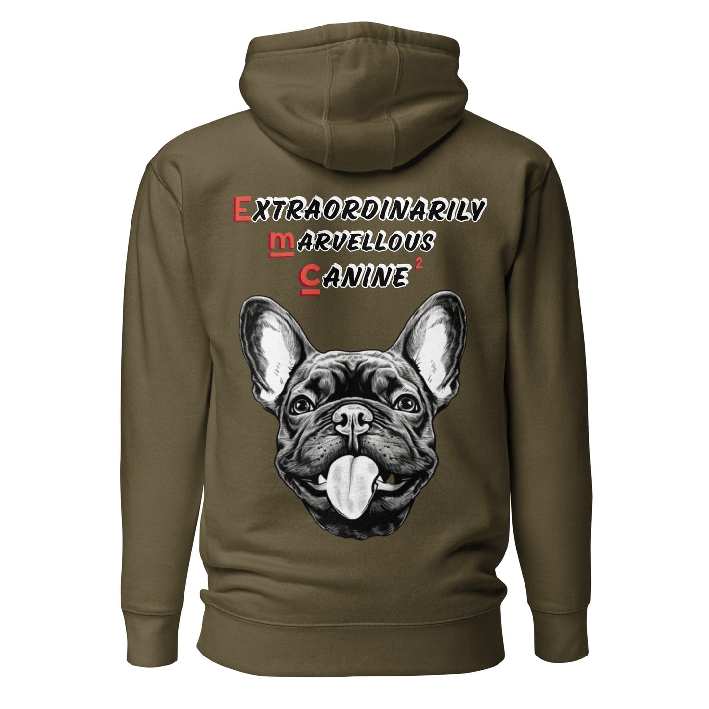 French Bulldog "Extraordinarily Marvellous Canine²" Unisex Hoodie